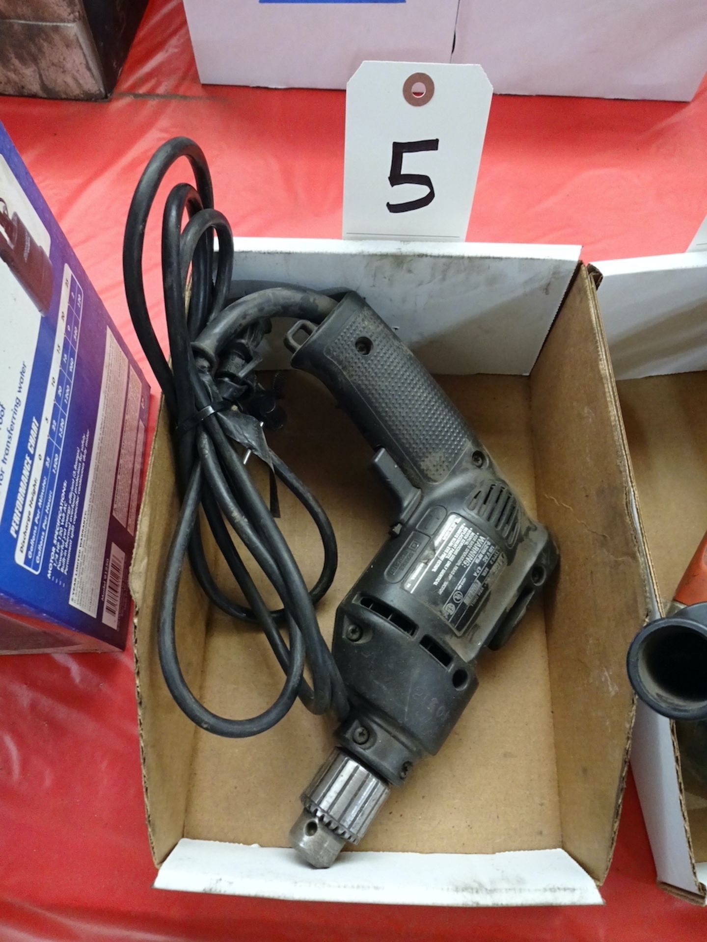 Black & Decker 3/8 in. Model 1166 VSR Electric Drill