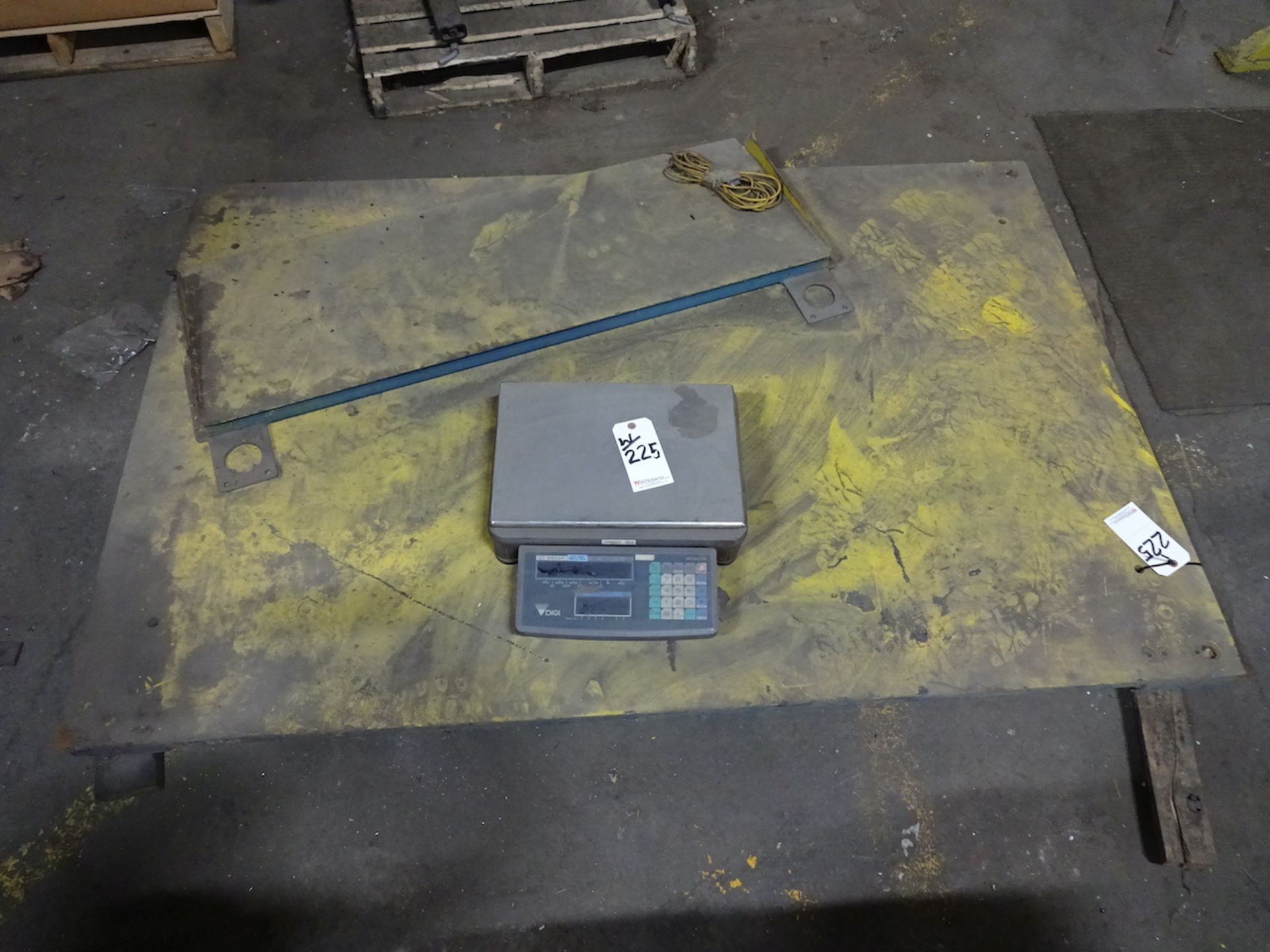 6 ft. x 4 ft. Platform Scale, 2000 lb. (approx.) Capacity, with Digi Bench Top Scale and Readout