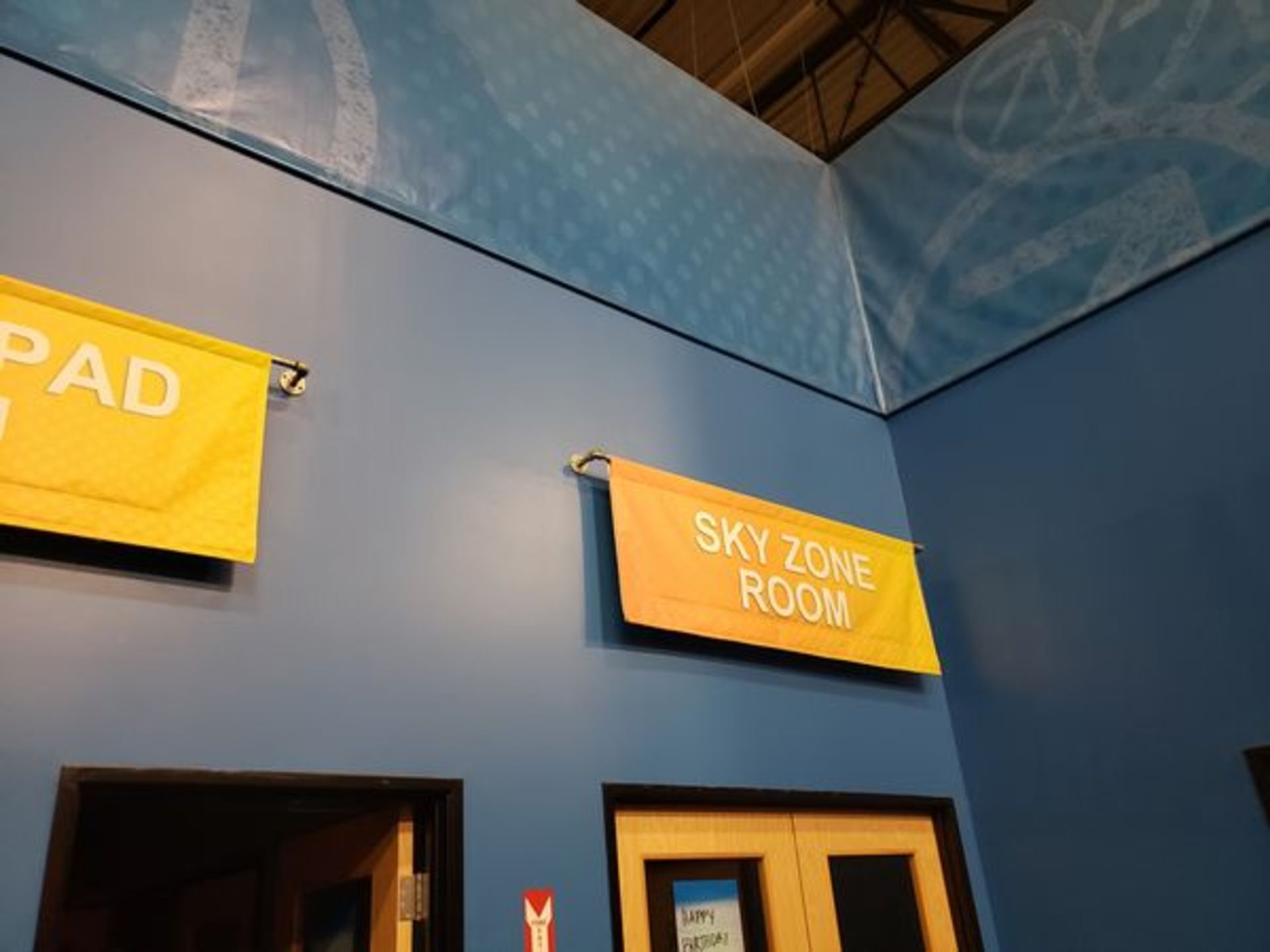 (x2) SIGNS "LAUNCH PAD ROOM , SKY ZONE ROOM" - Image 3 of 3