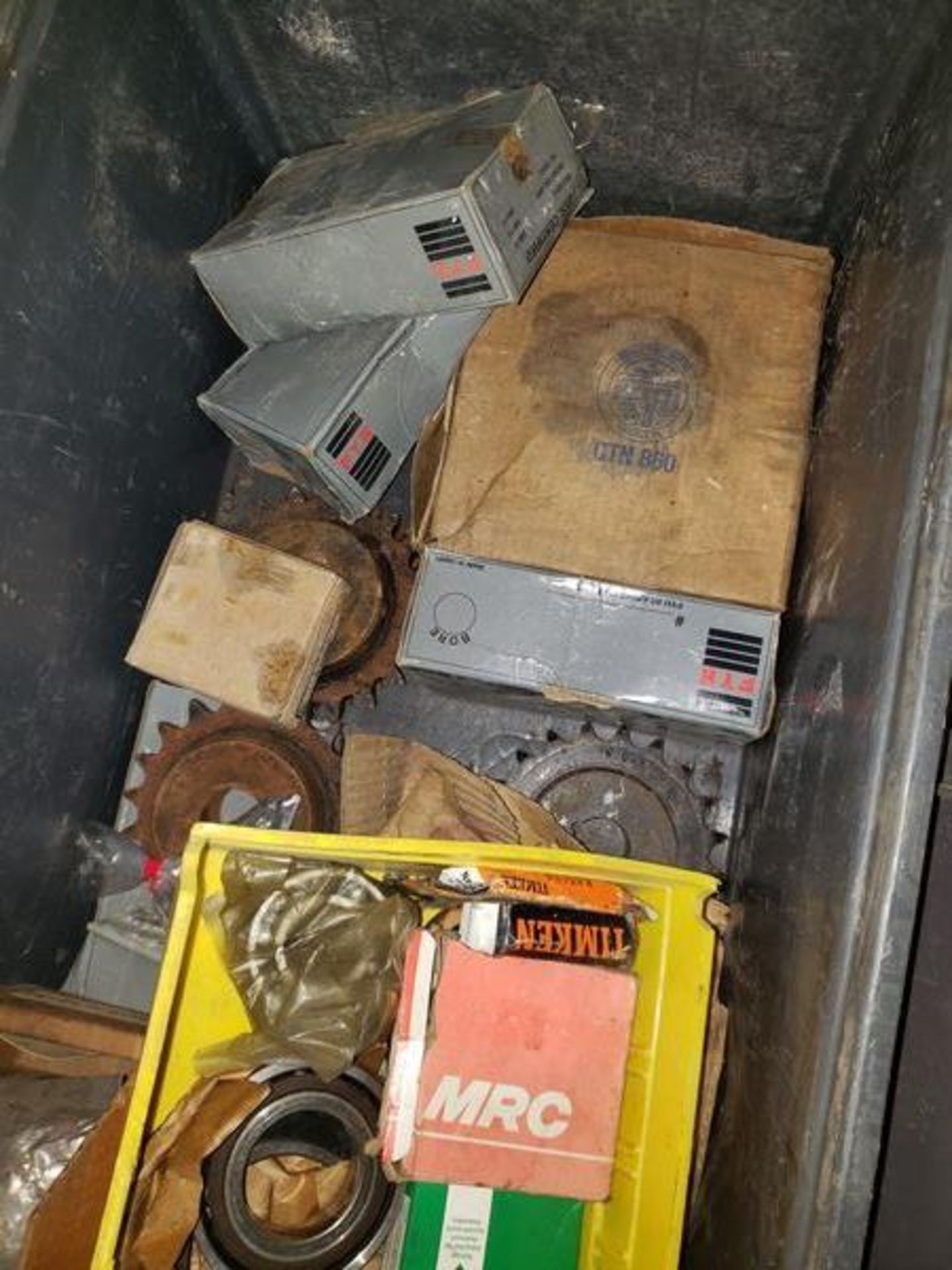 SKID OF ASSORTED BEARINGS AND POWER TRAN MATERIAL - Image 5 of 8