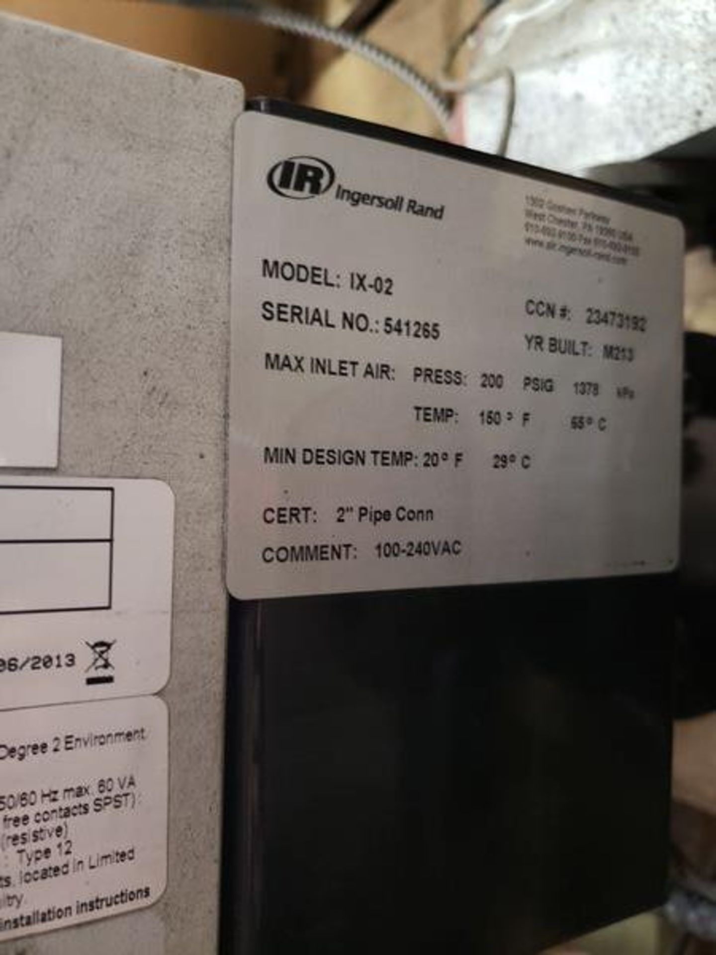 INGERSOLL RAND IX-02 ELECTRONIC FLOW CONTROLLER - Image 4 of 4