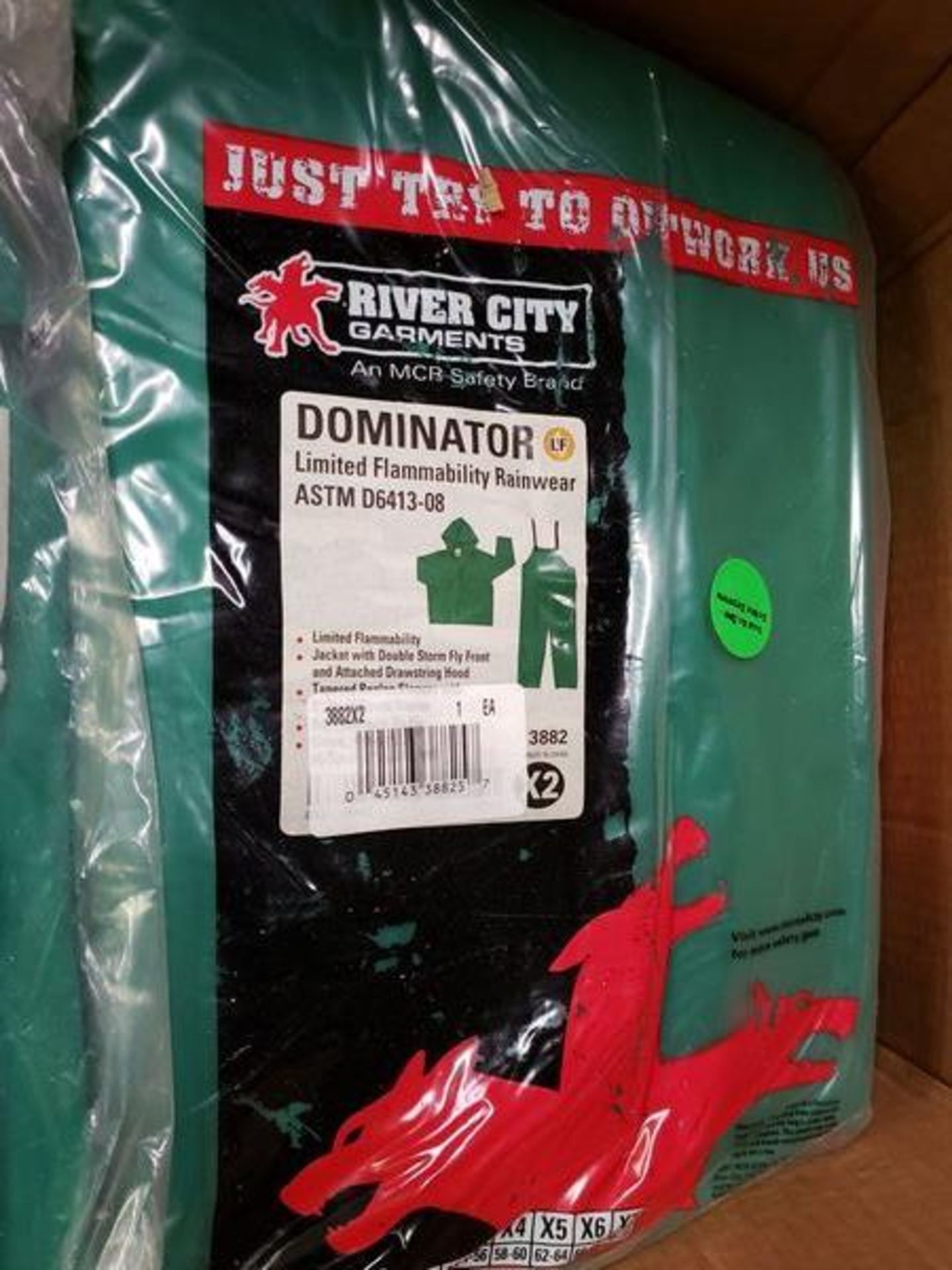 CASES OF NEW RIVER CITY DOMINATOR LIMITED FLAMMABILITY RAINWEAR - Image 2 of 7