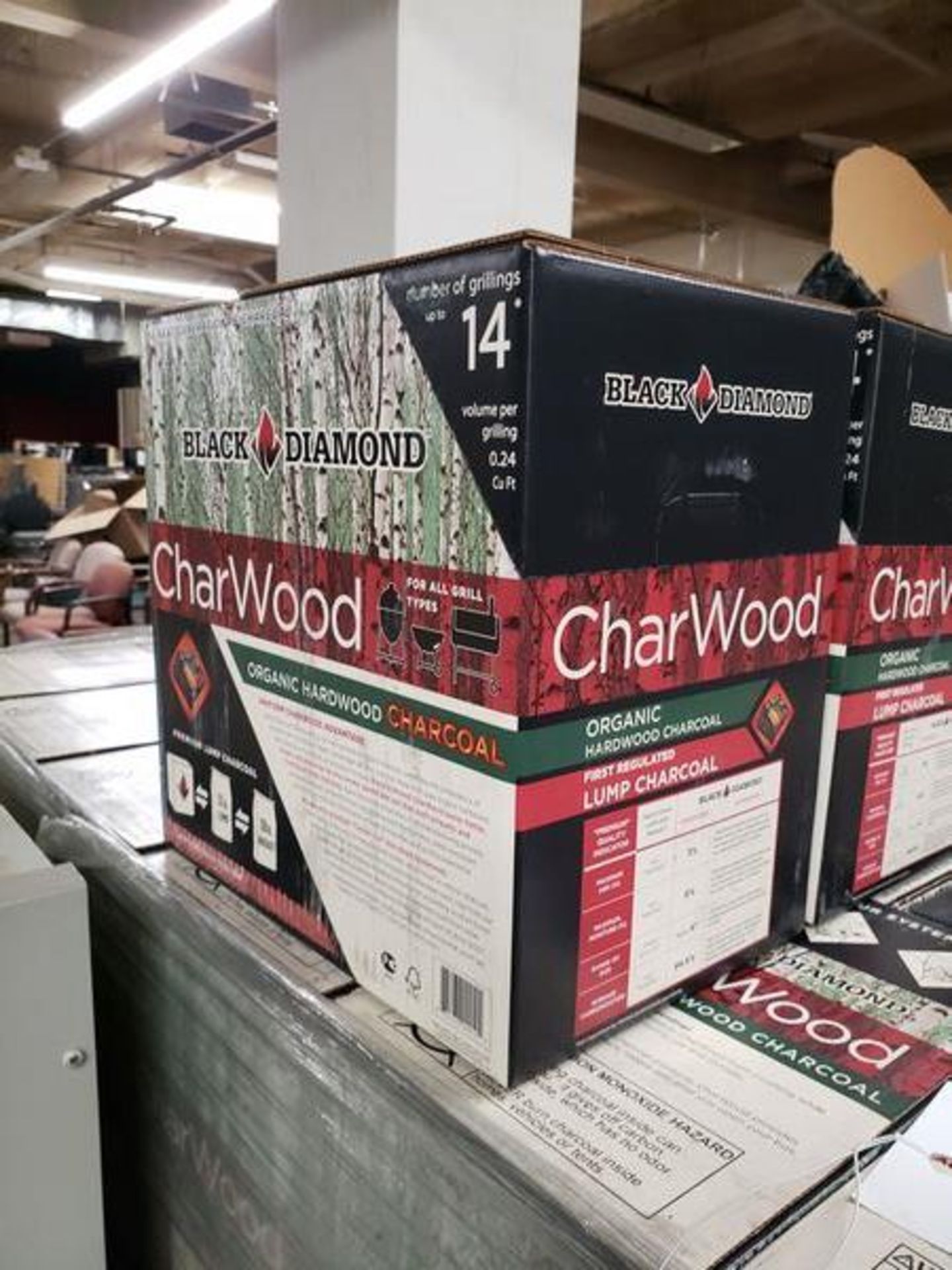 BOXES OF BLACK DIAMOND CHARWOOD ORGANIC HARDWOOD LUMP CHARCOAL - Image 2 of 3