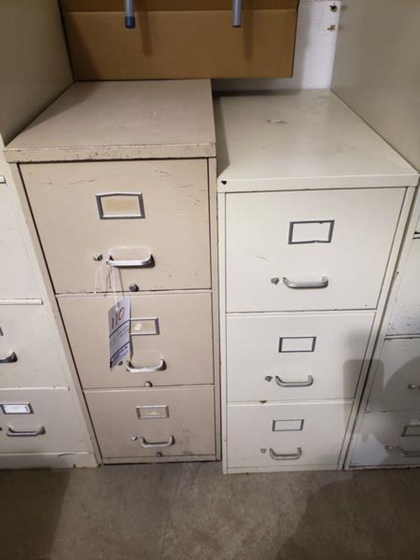 ASSORTED 3 DRAWER FILING CABINETS