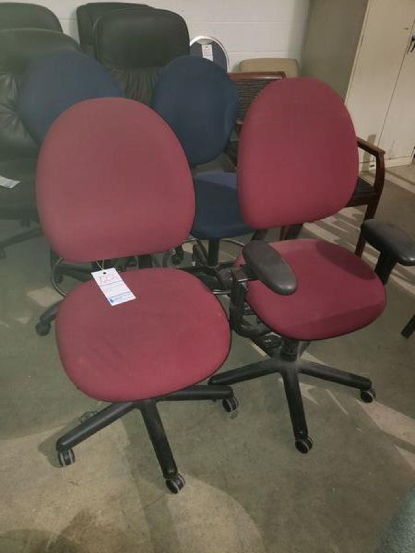 BURGUNDY POSTURE CHAIRS