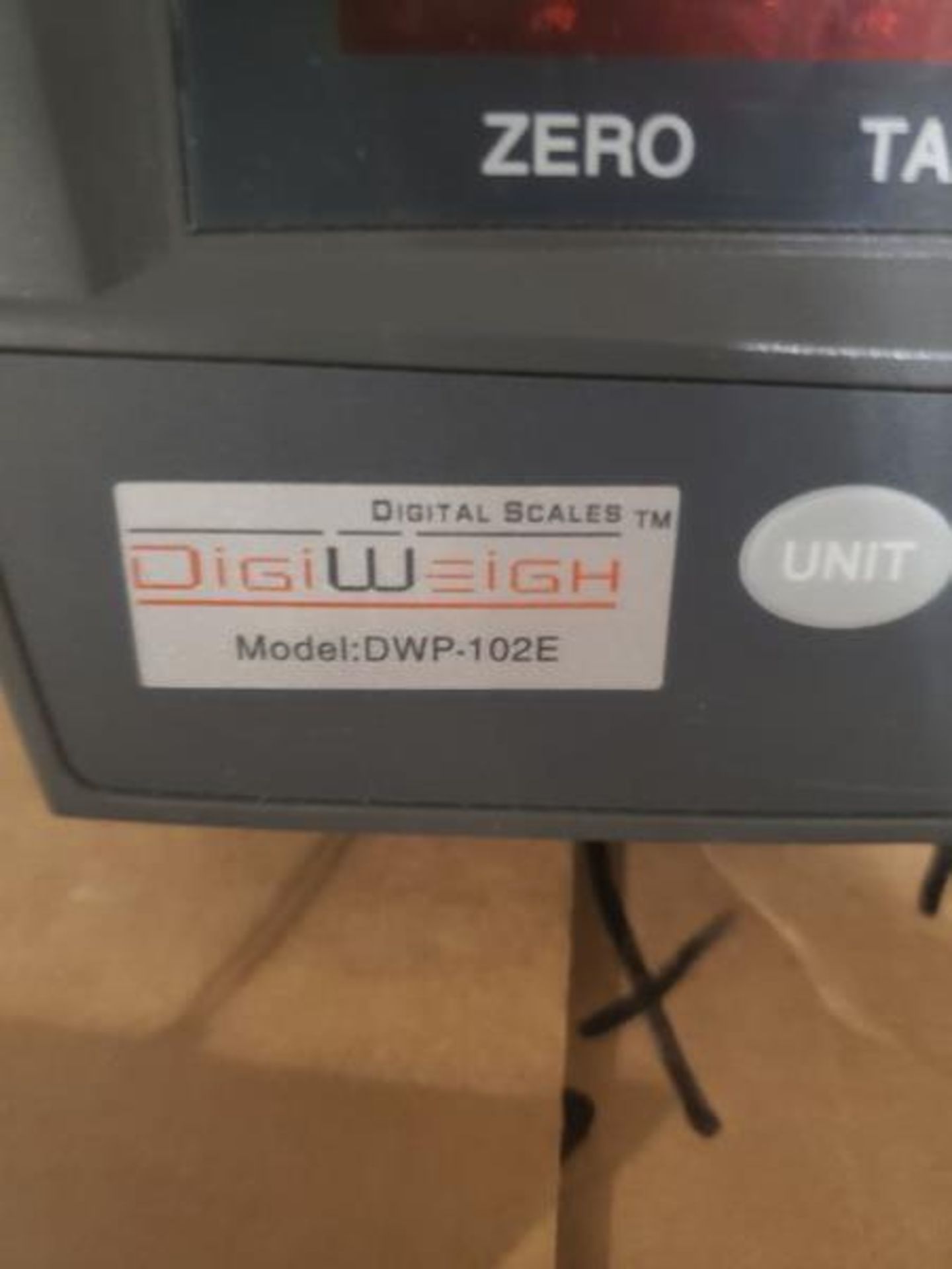 DIGIWEIGH DWP-102E FLOOR SCALE WITH INDICATOR - Image 3 of 4