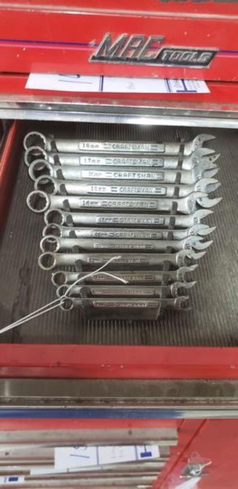 CRAFTSMAN WRENCH SET 7MM-18MM