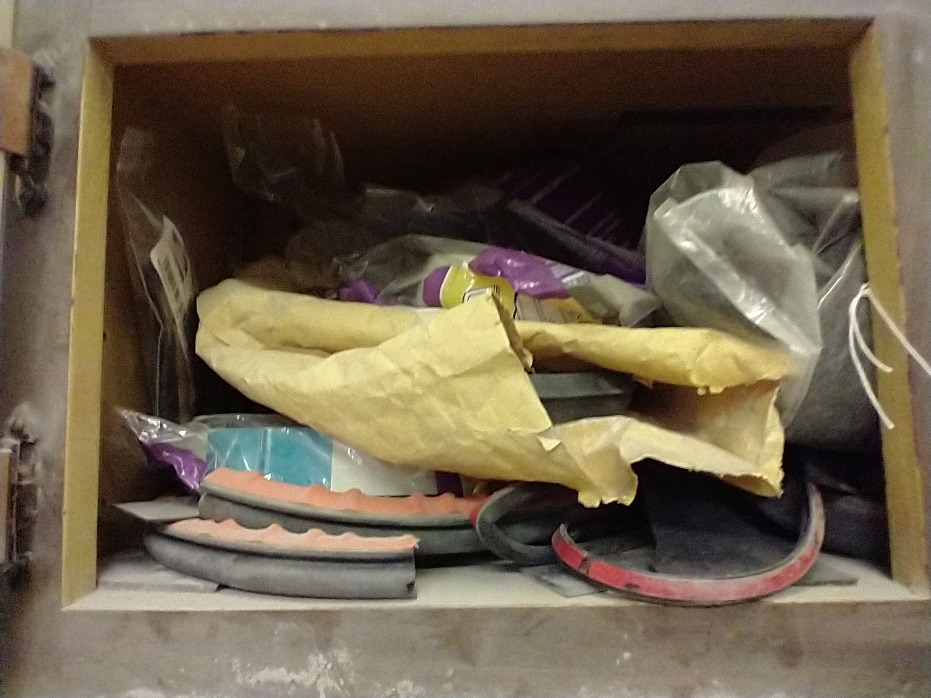 LOT OF RUBBER PARTS IN CABINET - Image 2 of 3