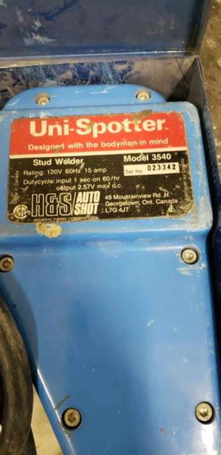 UNI-SPOTTER STUD WELDER - Image 3 of 4