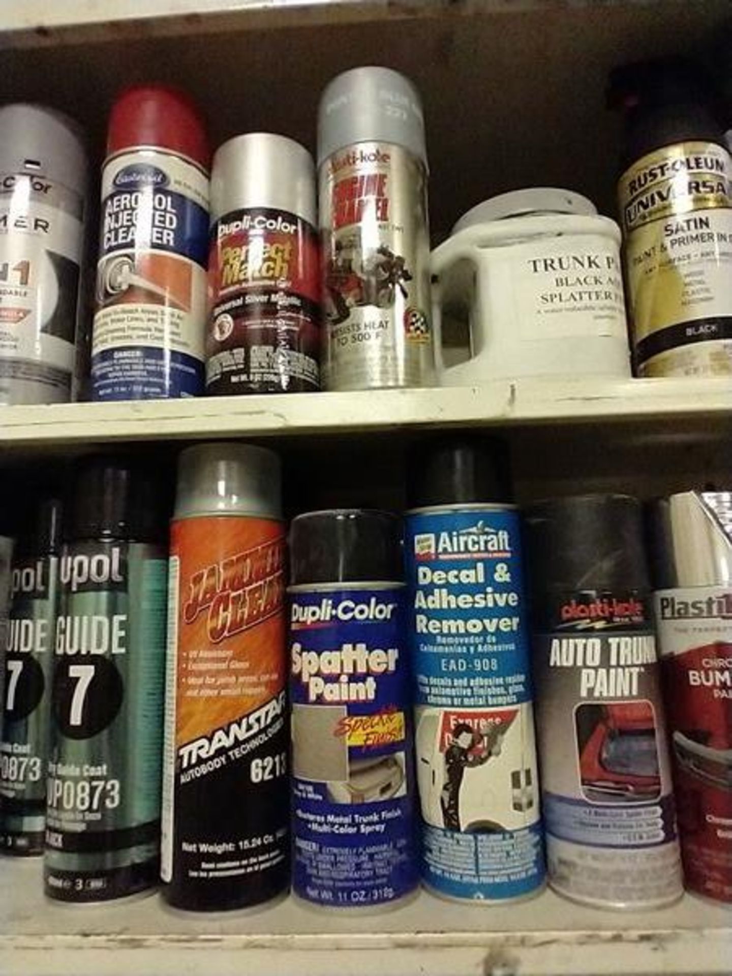 LOT OF NEW AND USED CANS OF SPRAY PAINT - Image 4 of 6