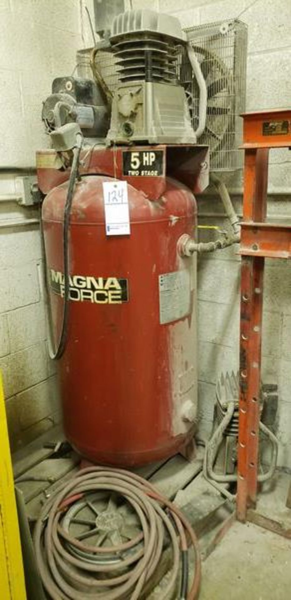 MAGNA FORCE 5HP TWO STAGE AIR COMPRESSOR - Image 5 of 5