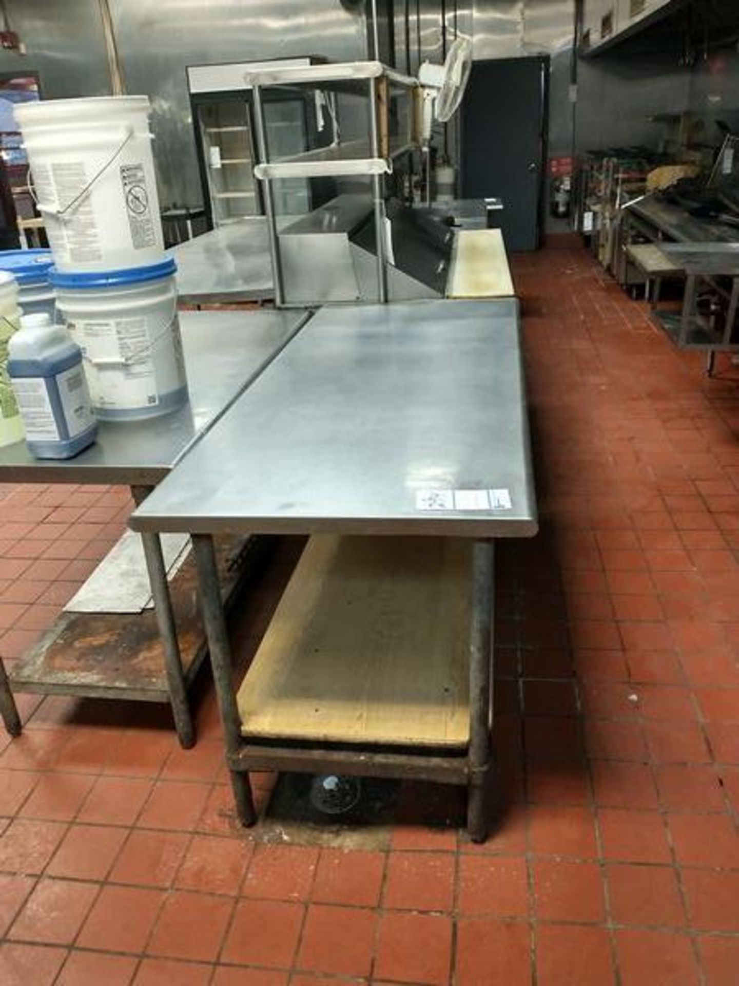 STAINLESS 6' X 30" PREP TABLE