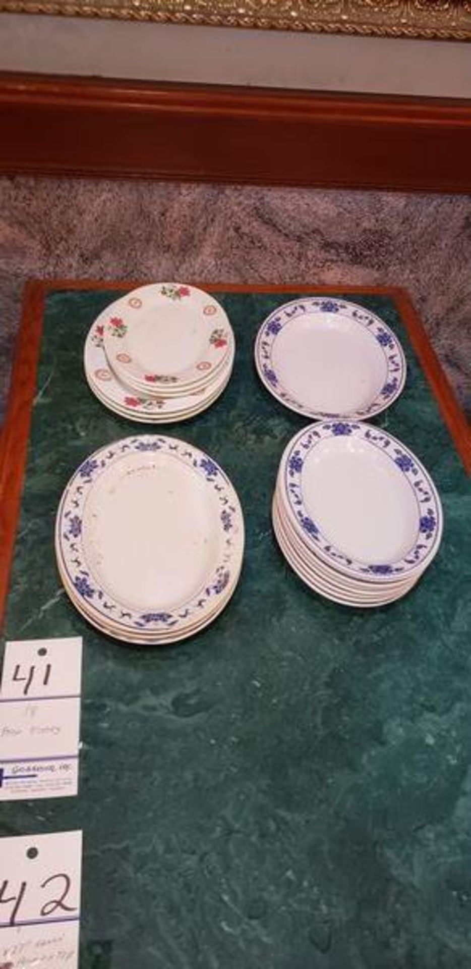 LOT OF ASSORTED PLATES