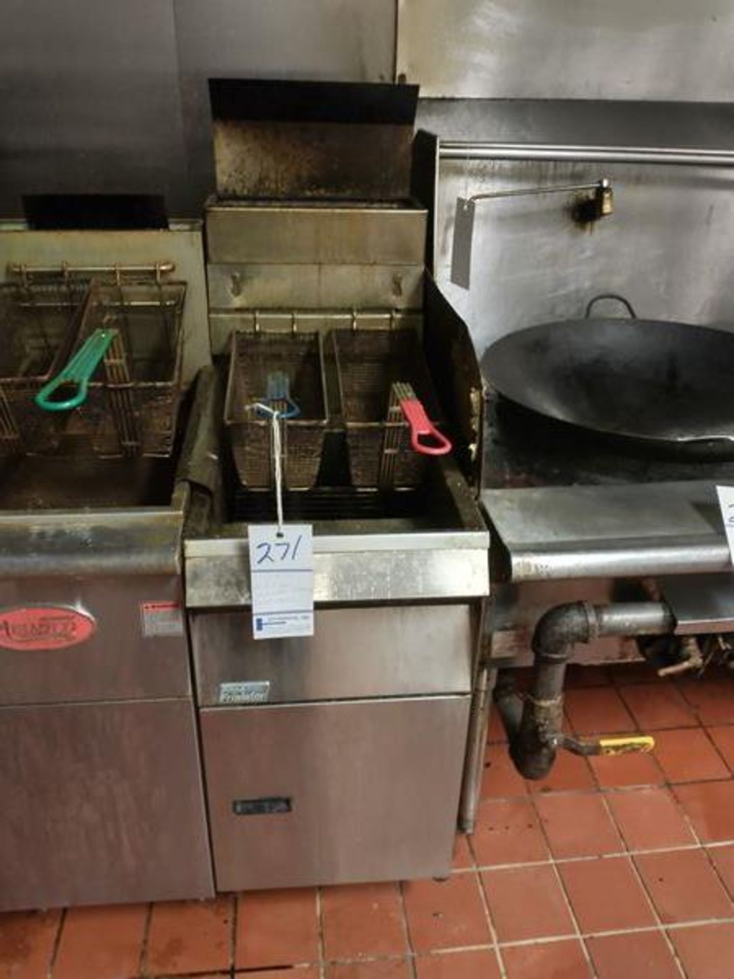 PITCO GAS FRIALATOR 2 BASKET DEEP FRYER