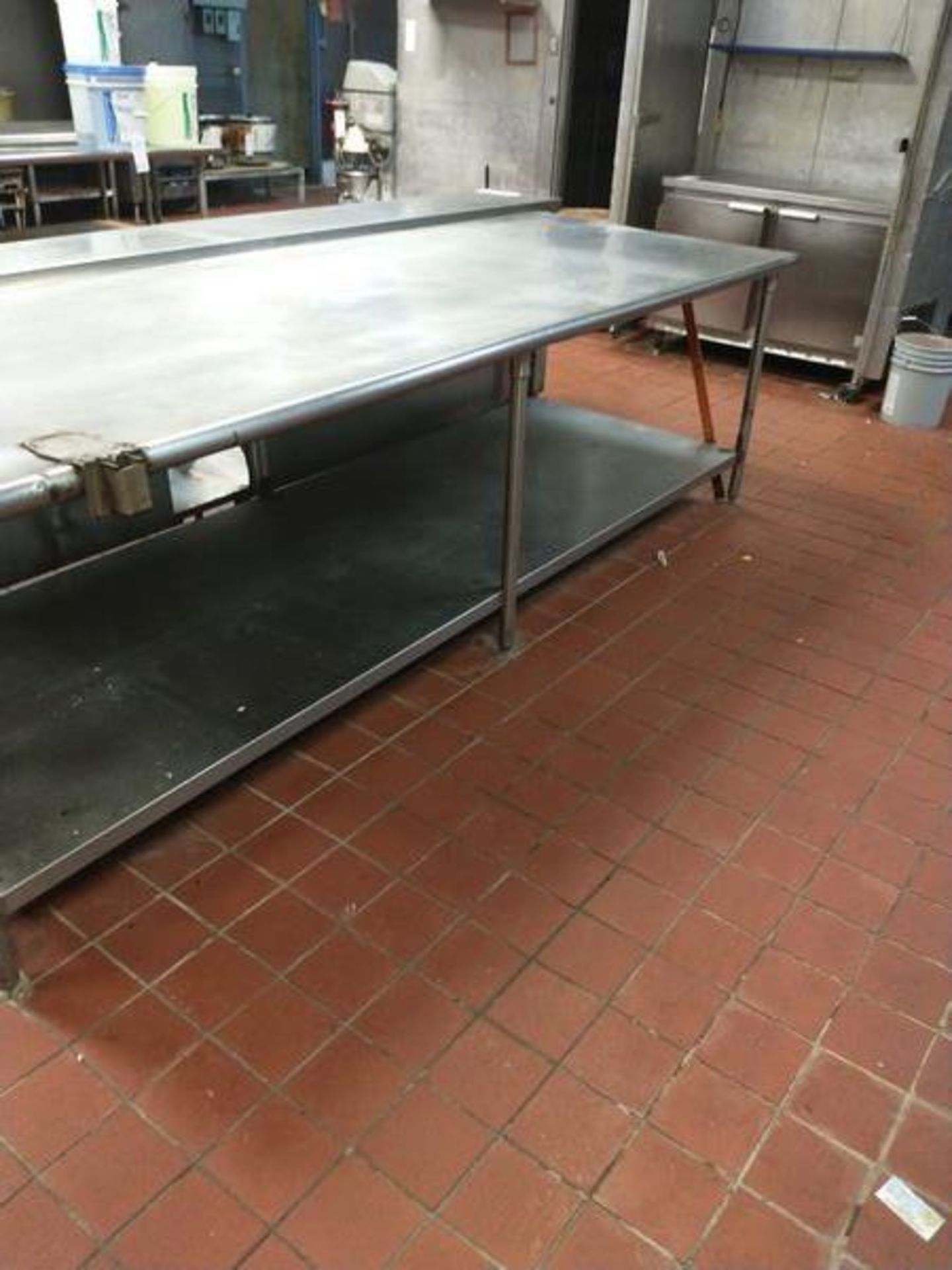 STAINLESS PREP TABLE 10' X 42" X 35" - Image 3 of 5