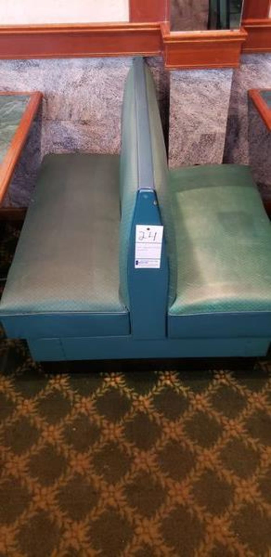 48" DOUBLE SIDED SETTEE