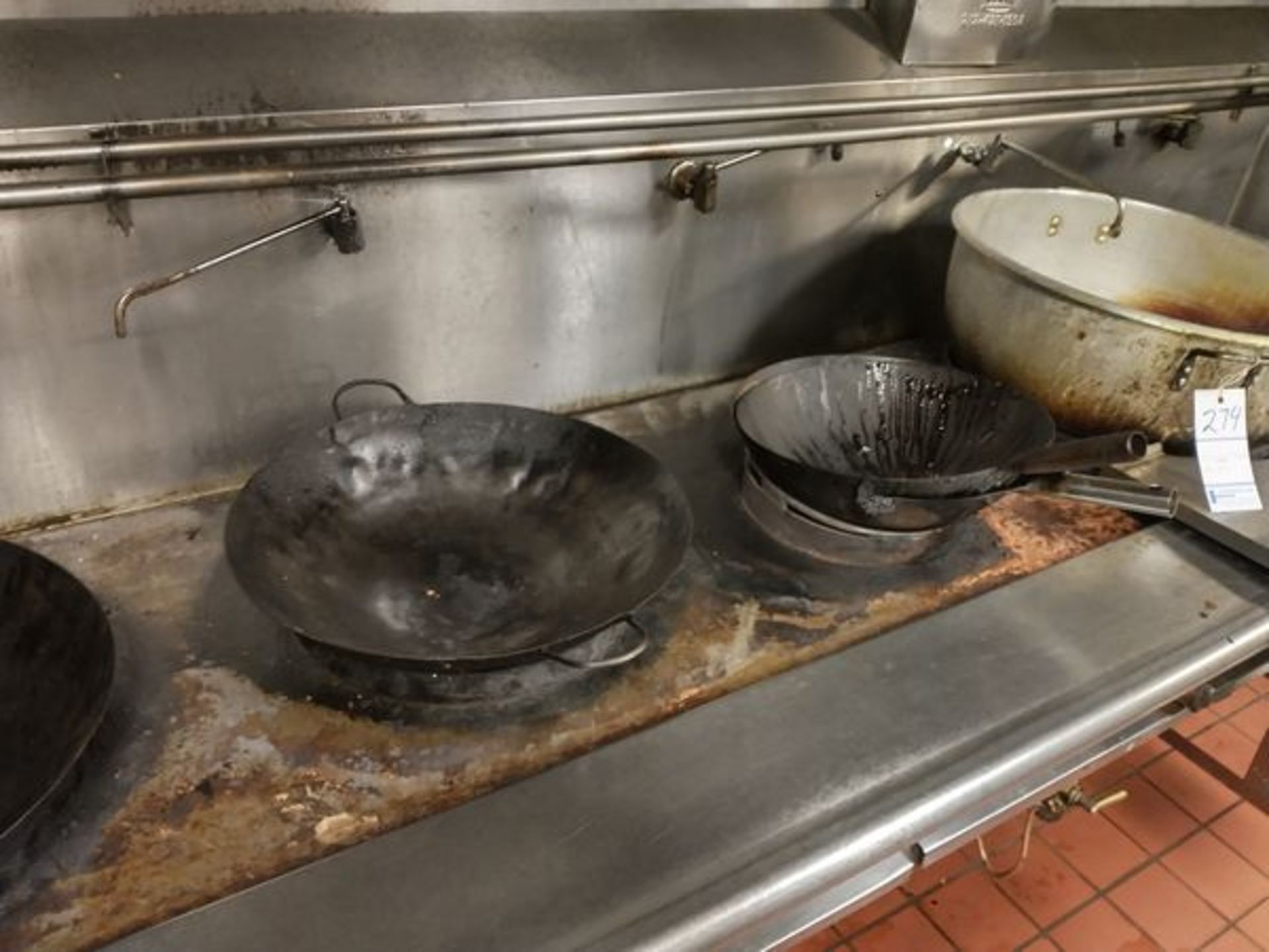 LOT OF 6 WOK COOKING PANS - Image 3 of 4