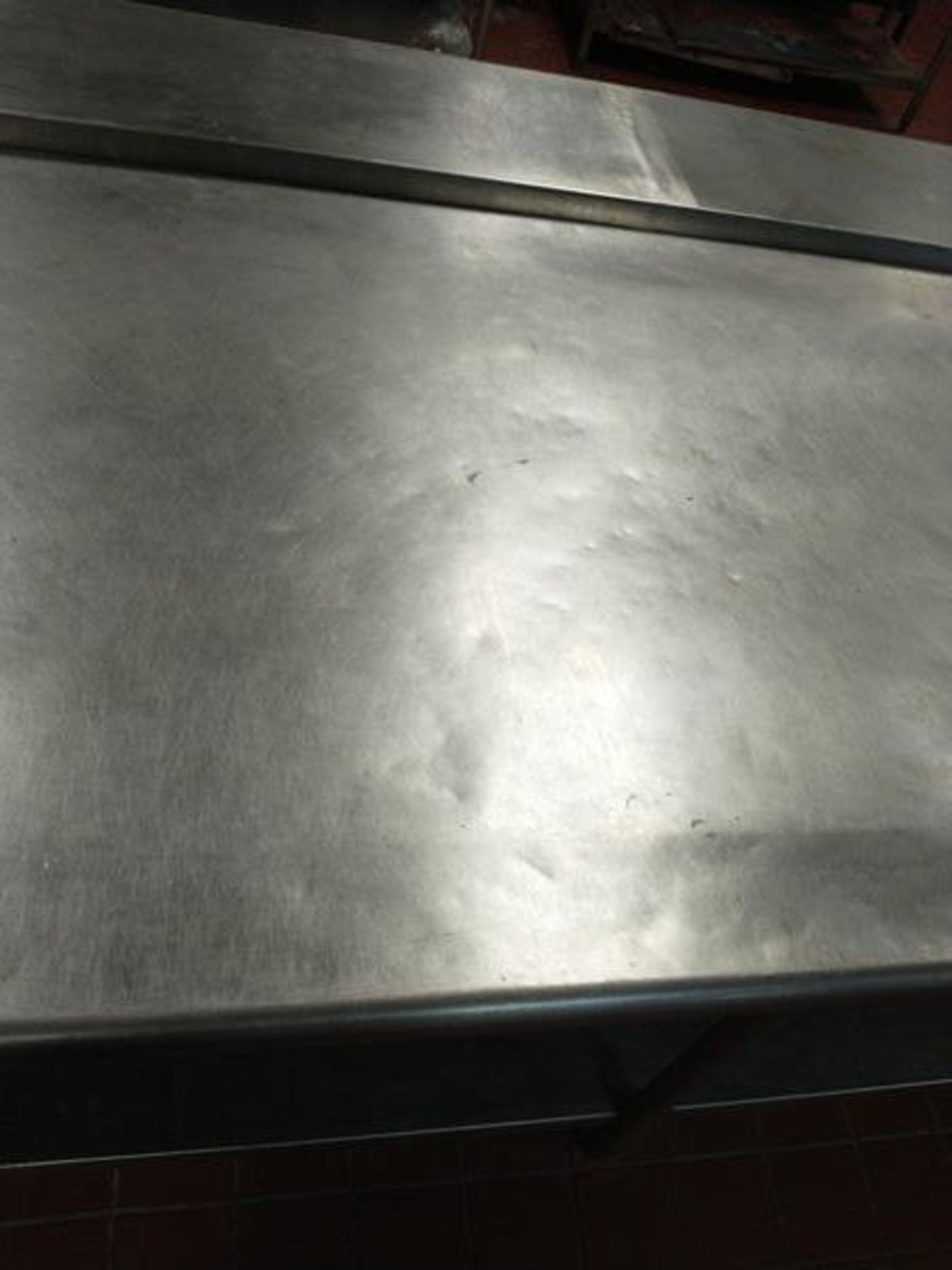 STAINLESS PREP TABLE 10' X 42" X 35" - Image 4 of 5