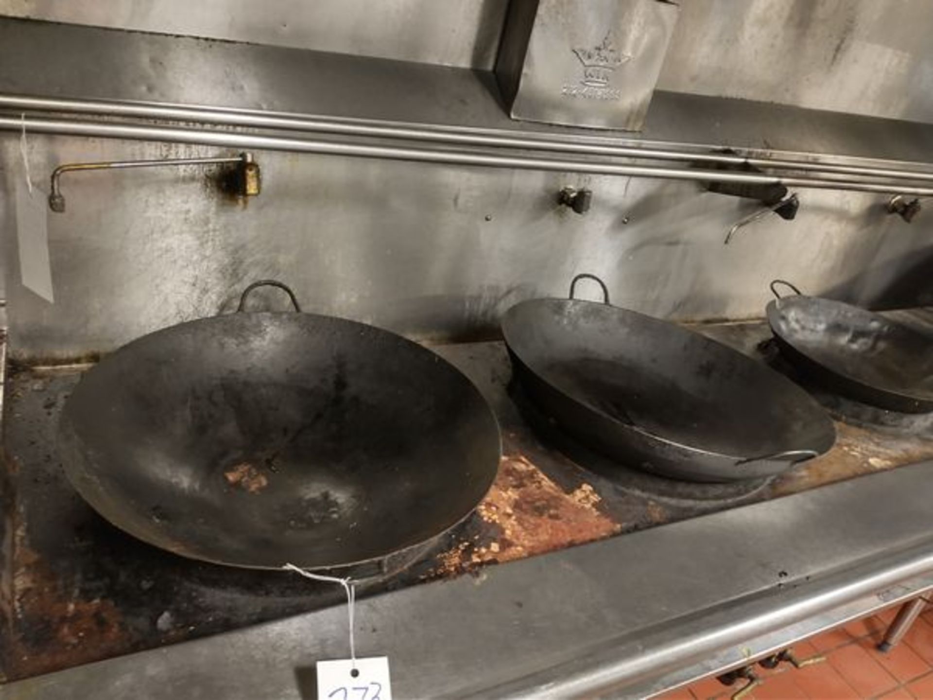LOT OF 6 WOK COOKING PANS - Image 2 of 4
