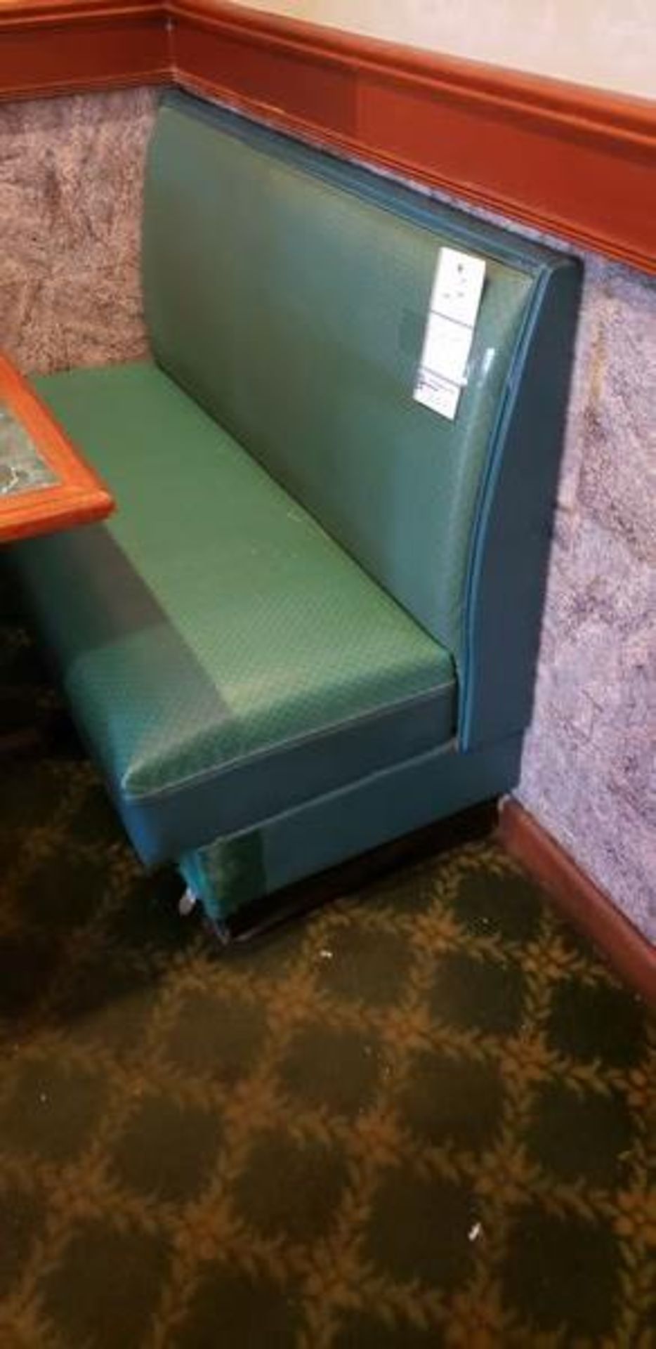 4' SINGLE SIDED BOOTH SETTEE - Image 2 of 3