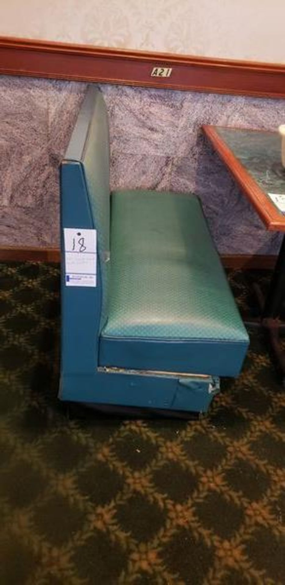 4' SINGLE SIDED BOOTH SETTEE