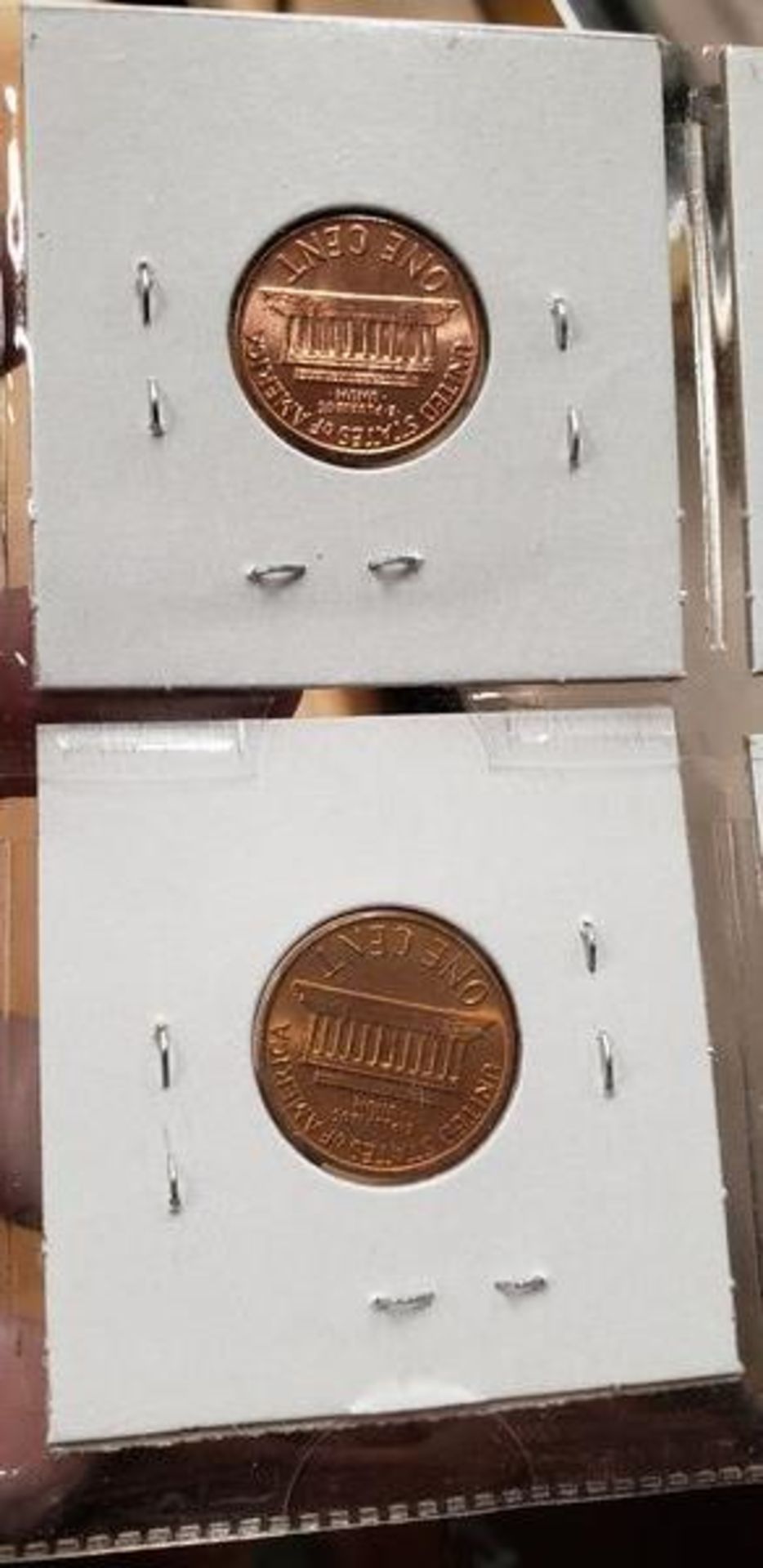 LOT OF 8 BRILLIANT UNCIRCULATED OLD LINCOLN CENTS - Image 8 of 9