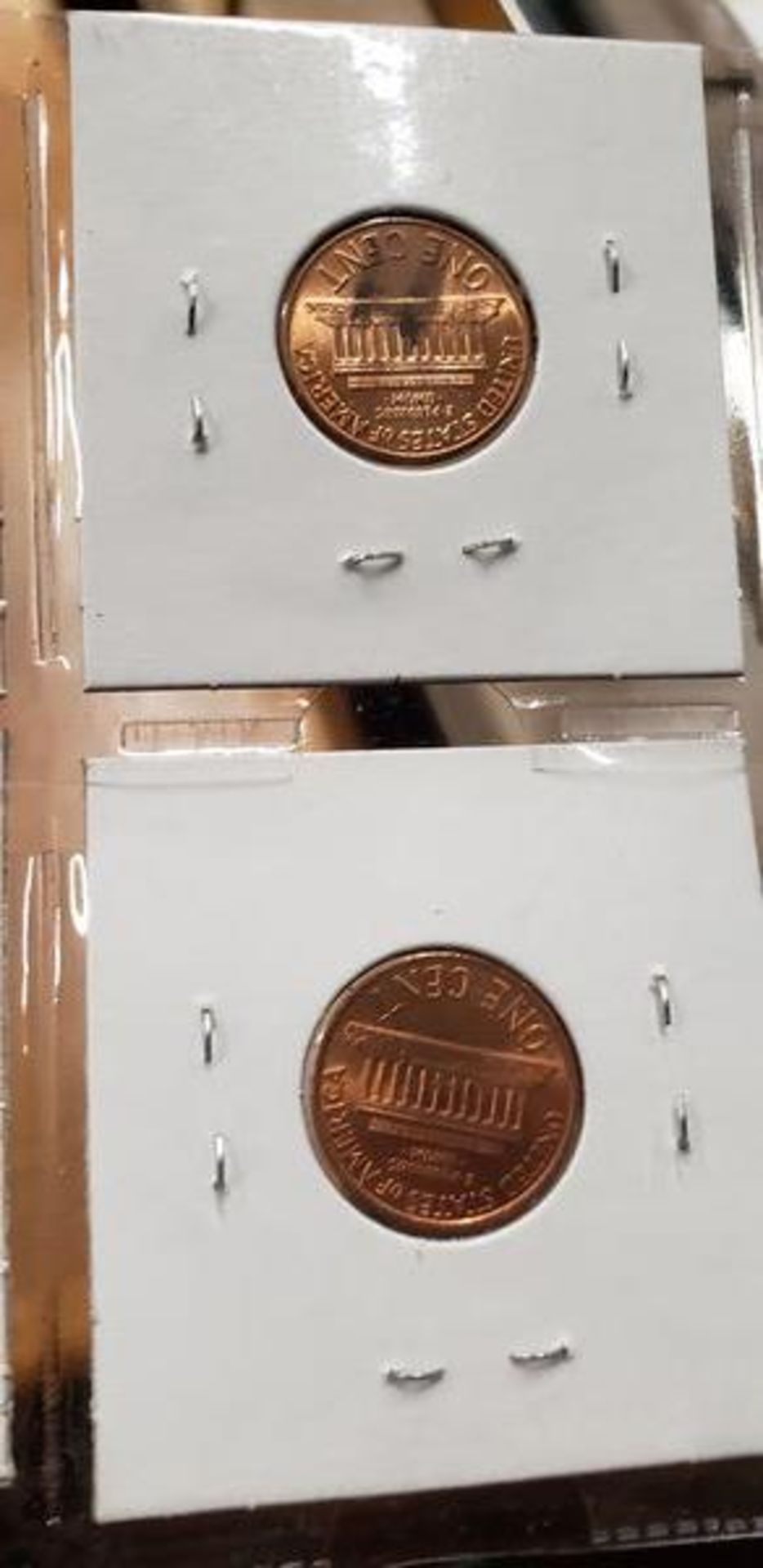 LOT OF 8 BRILLIANT UNCIRCULATED OLD LINCOLN CENTS - Image 7 of 9