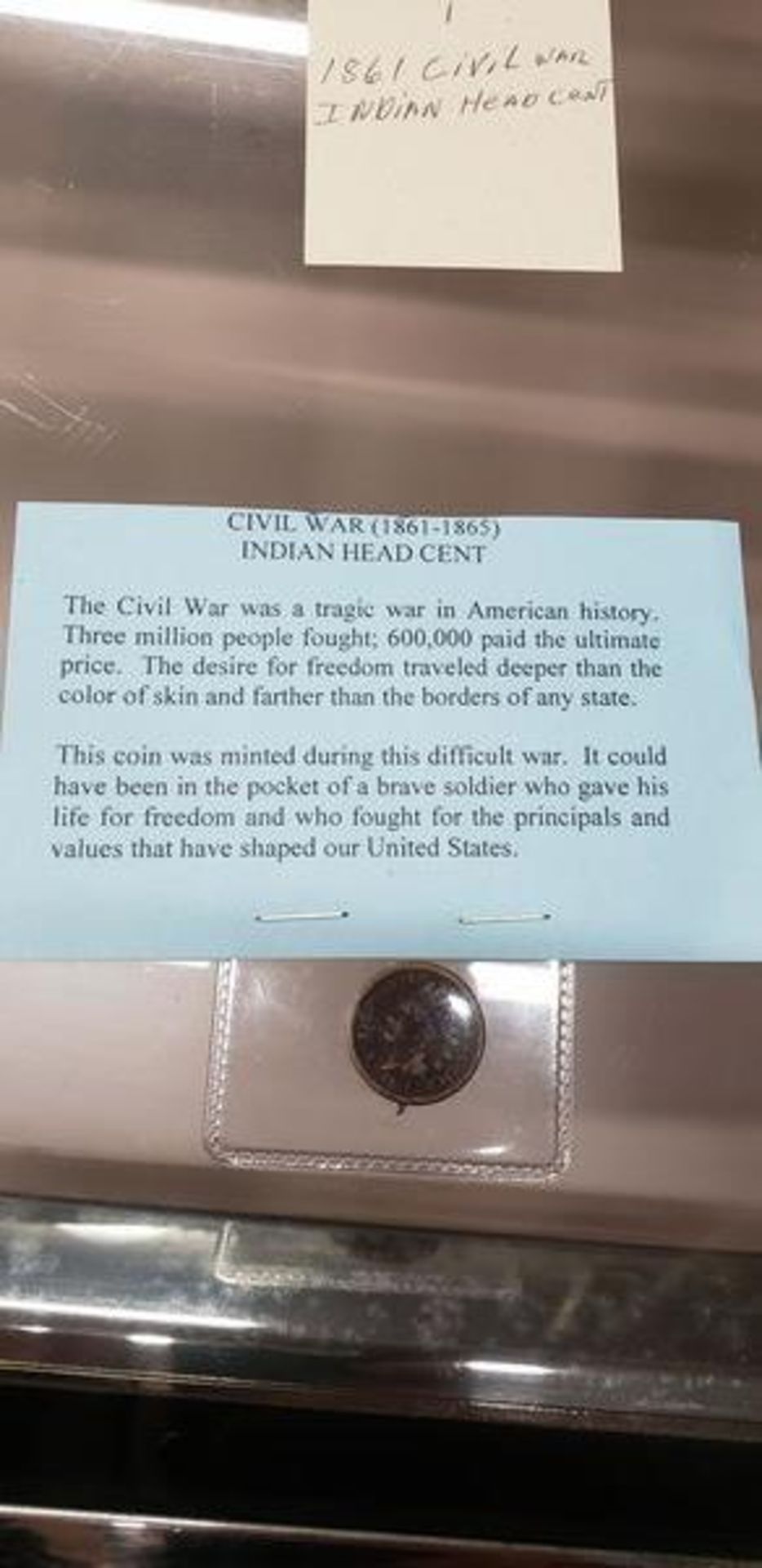1861 CIVIL WAR INDIAN HEAD CENT