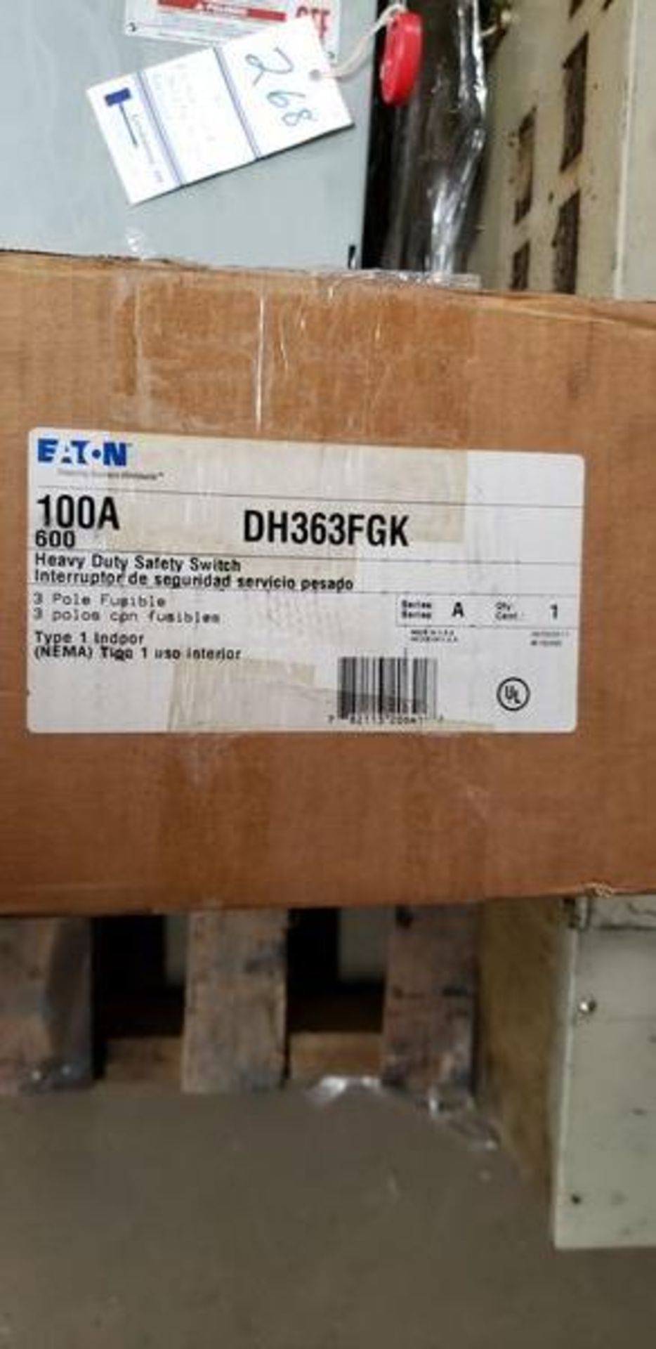 LOT OF 2 EATON 100A SAFETY SWITCHES DH363FGK - Image 4 of 4