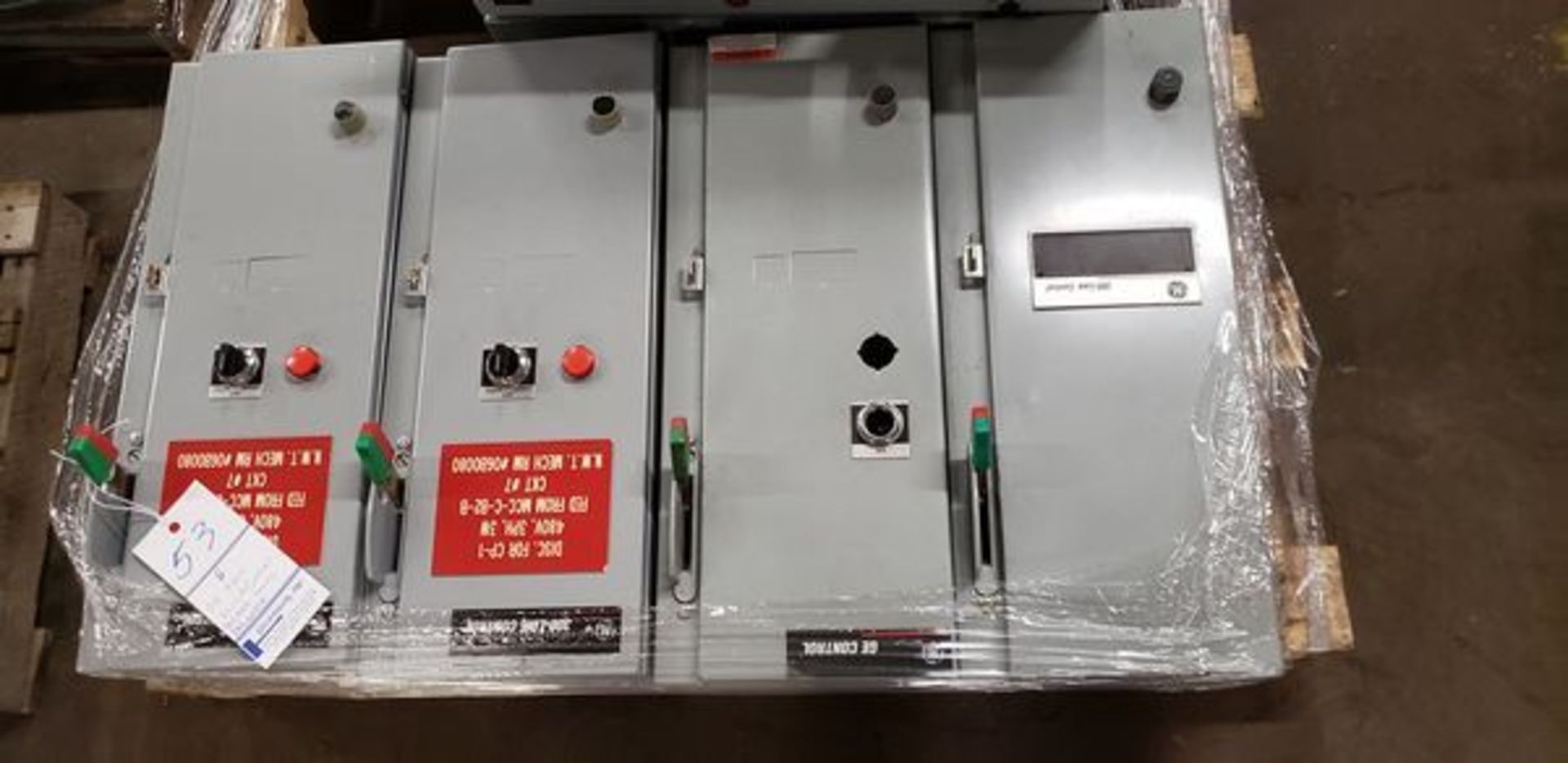 LOT OF 6 GE 480V 300 LINE CONTROL BOXES - Image 2 of 5