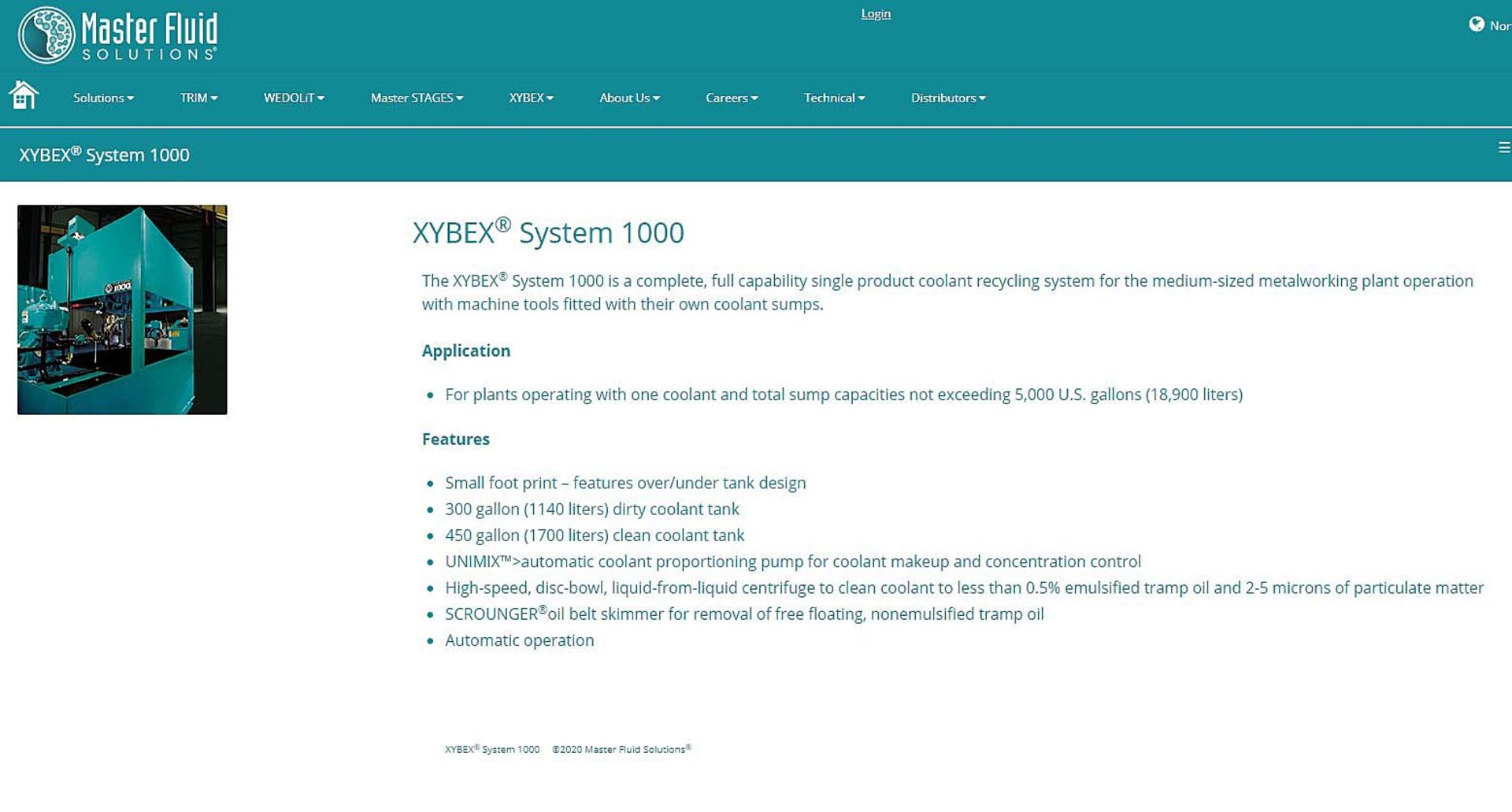 MASTER CHEMICAL CORP COOLANT RECYCLING SYSTEM WITH WESTFALIA CETRIFUGE - Image 7 of 8