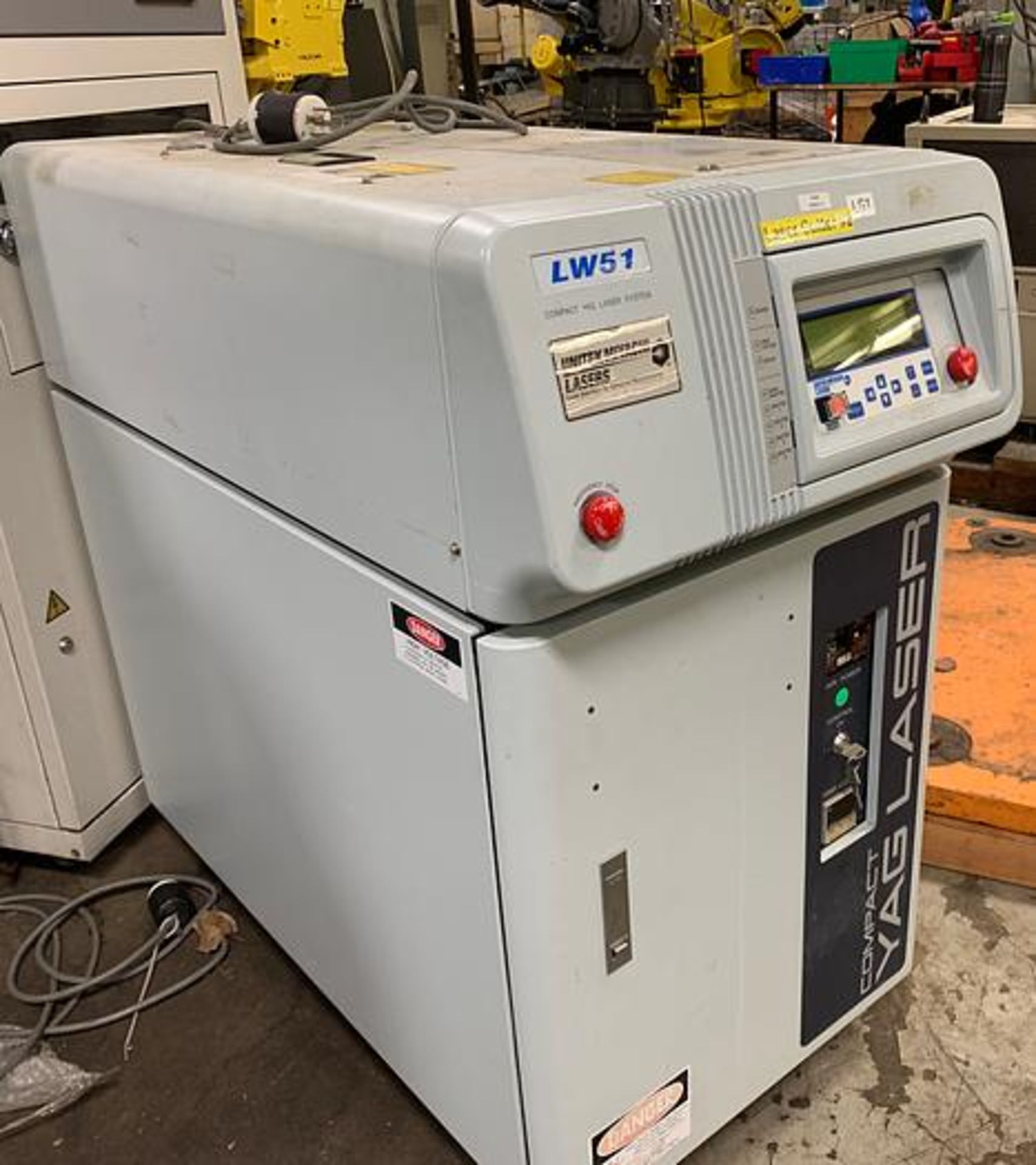 1-USED MIYACHI UNITEK LW51 COMPACT YAG LASER, MACHINE SERIAL NUMBER 00080373 - Image 5 of 8