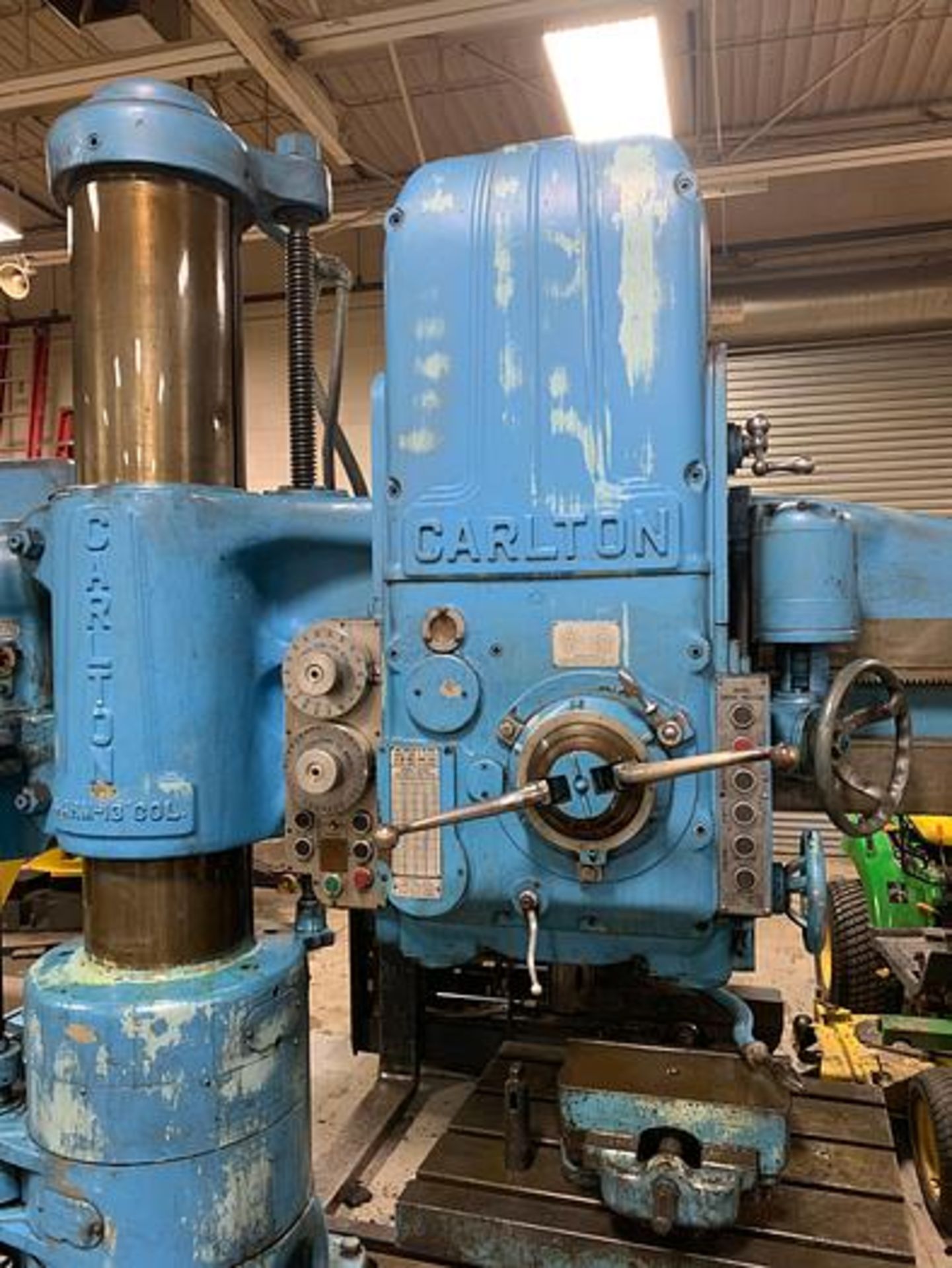 1-USED CARLTON 4' X 13" RADIAL DRILL WITH 3A PRE-SELECT HEAD, SERIAL NUMBER 3A-4542 - Image 2 of 16
