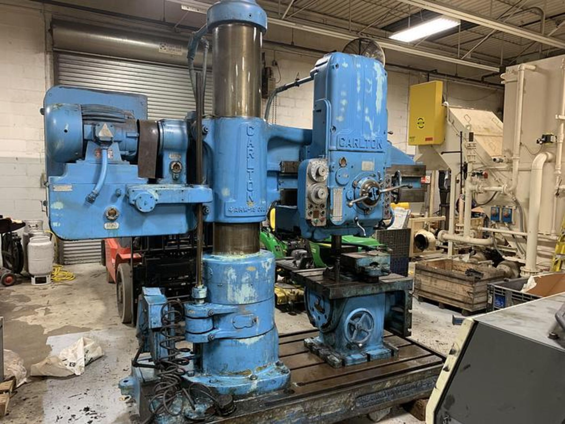 1-USED CARLTON 4' X 13" RADIAL DRILL WITH 3A PRE-SELECT HEAD, SERIAL NUMBER 3A-4542 - Image 3 of 16
