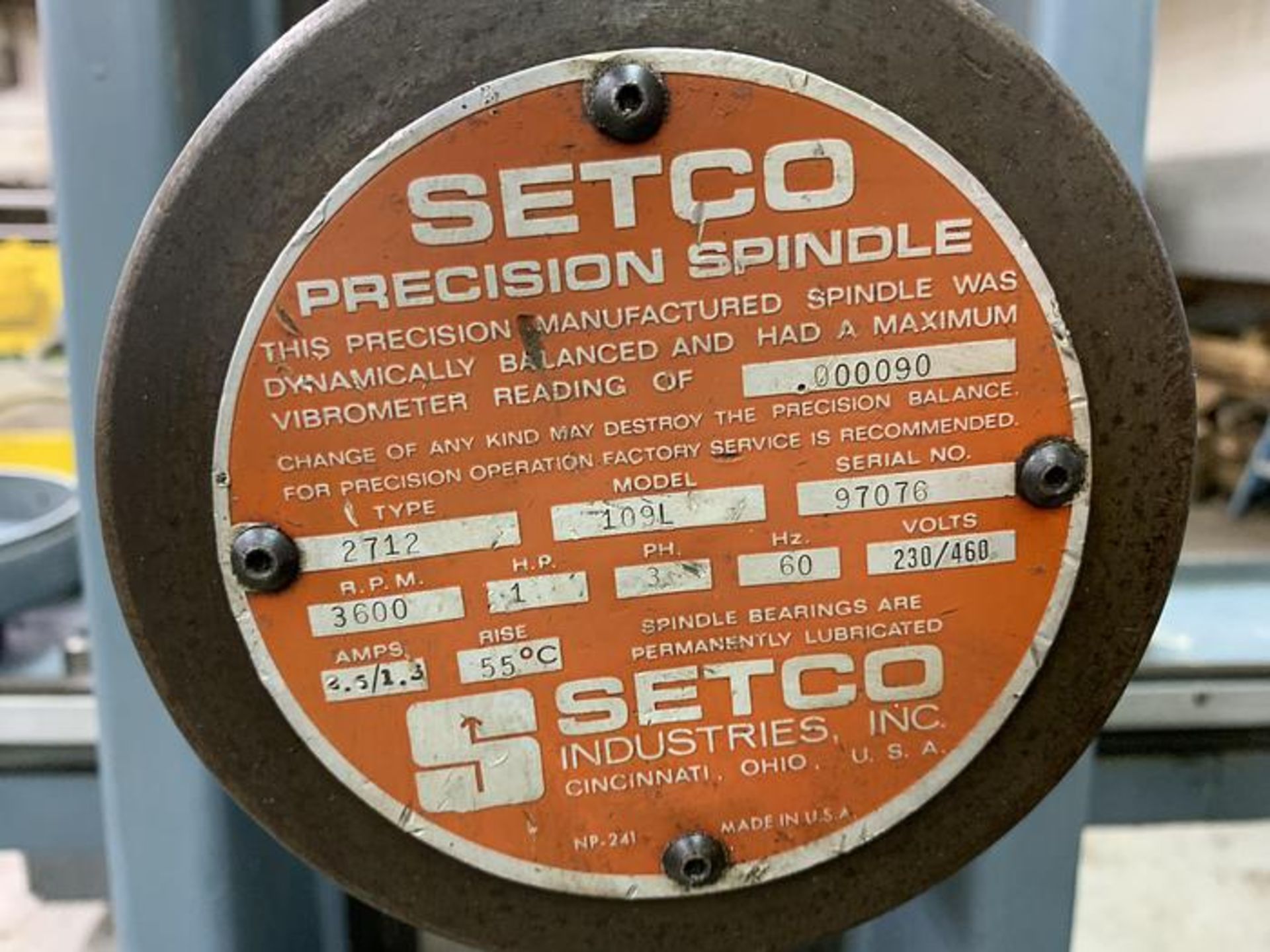 1-USED REID 6" X 18" SURFACE GRINDER, SERIAL NUMBER 15492, DATE OF MFG. 1963 - Image 12 of 13