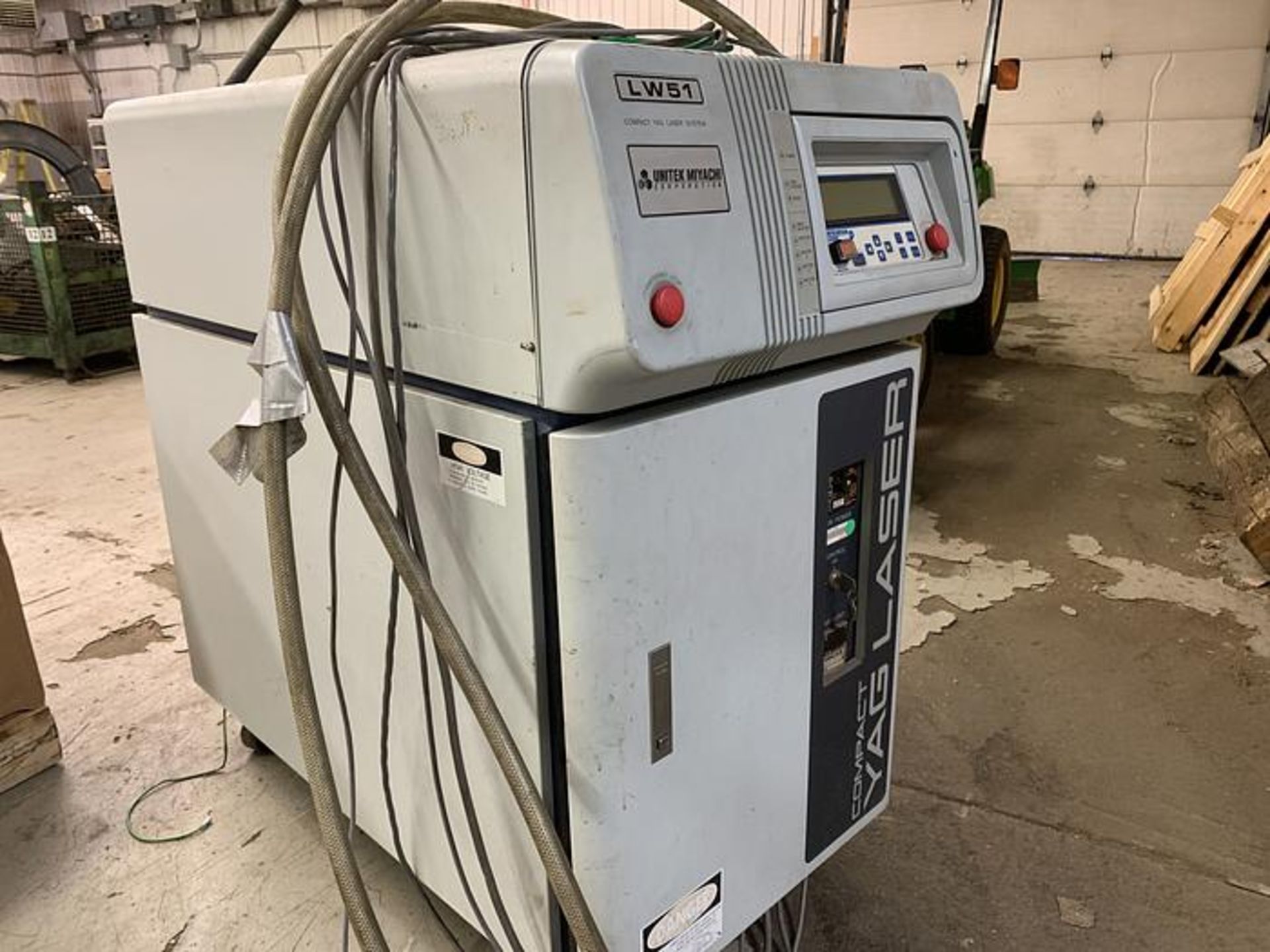 1-USED MIYACHI UNITEK LW51 COMPACT YAG LASER, MACHINE SERIAL NUMBER 99060346 - Image 3 of 6