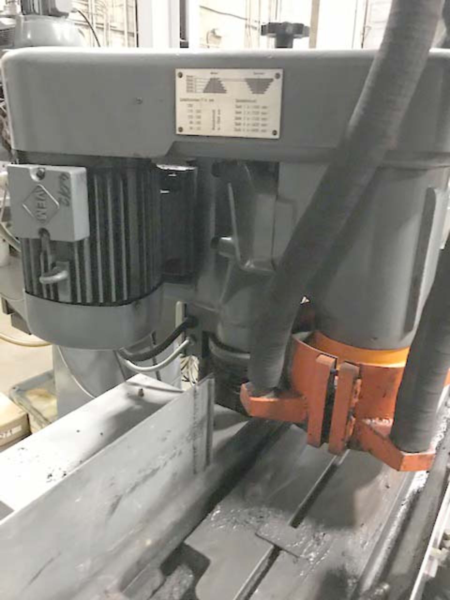 8"X20" GMN VERTICAL SPINDLE RECIPROCATING SURFACE GRINDER, MODEL MPS 3, SN 6331, NEW 1969 - Image 5 of 8