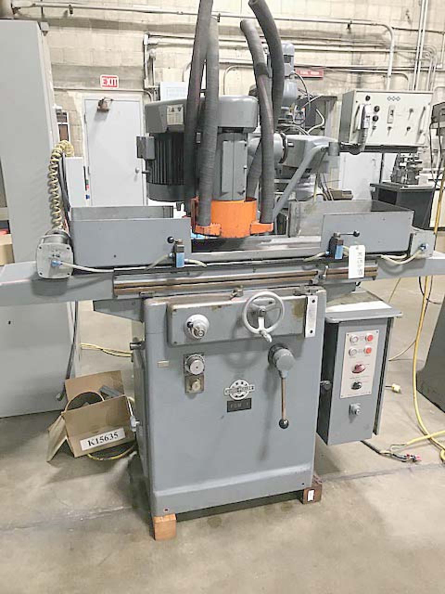 8"X20" GMN VERTICAL SPINDLE RECIPROCATING SURFACE GRINDER, MODEL MPS 3, SN 6331, NEW 1969