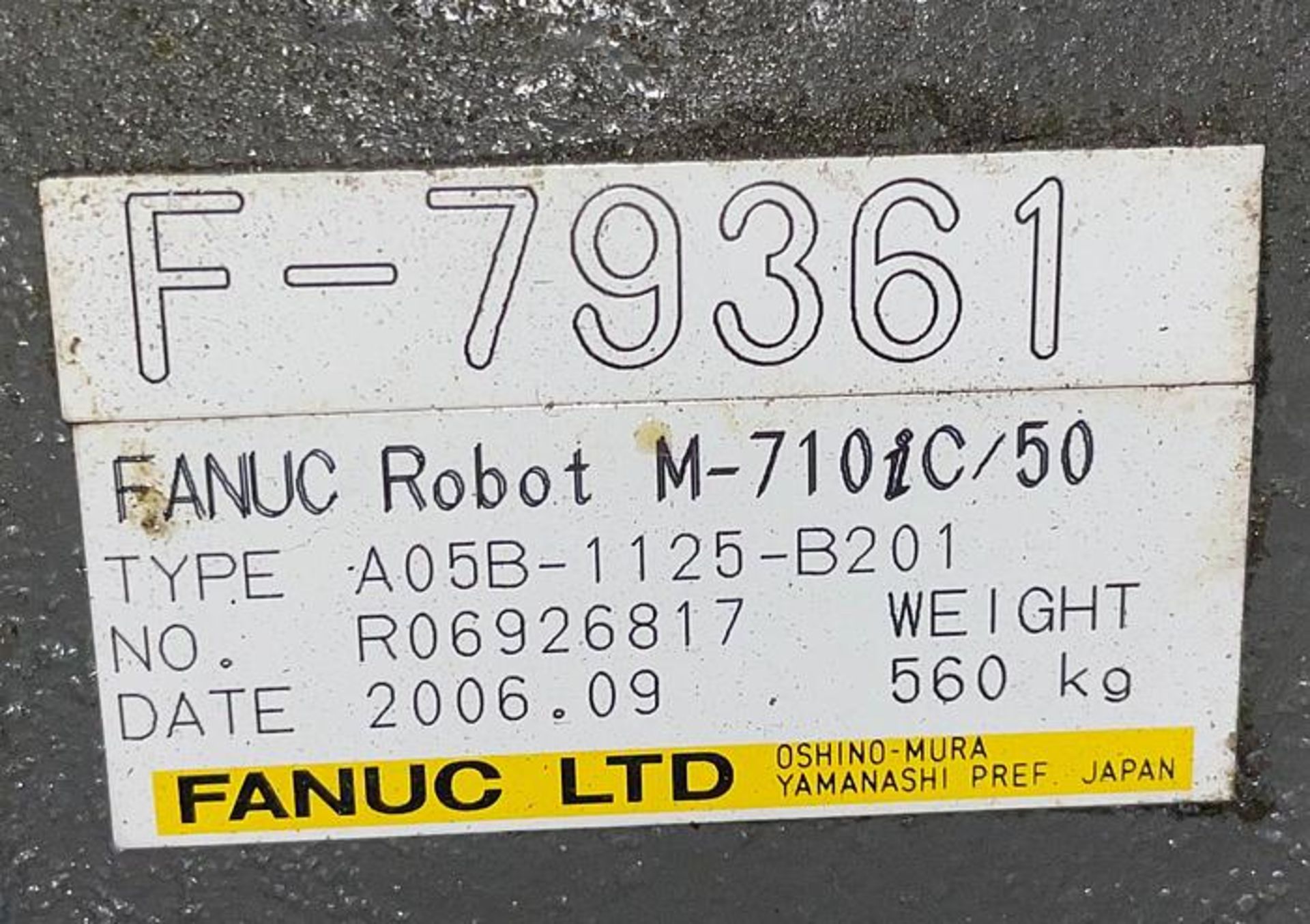 2006 FANUC FANUC M710iC/50 - Image 8 of 8