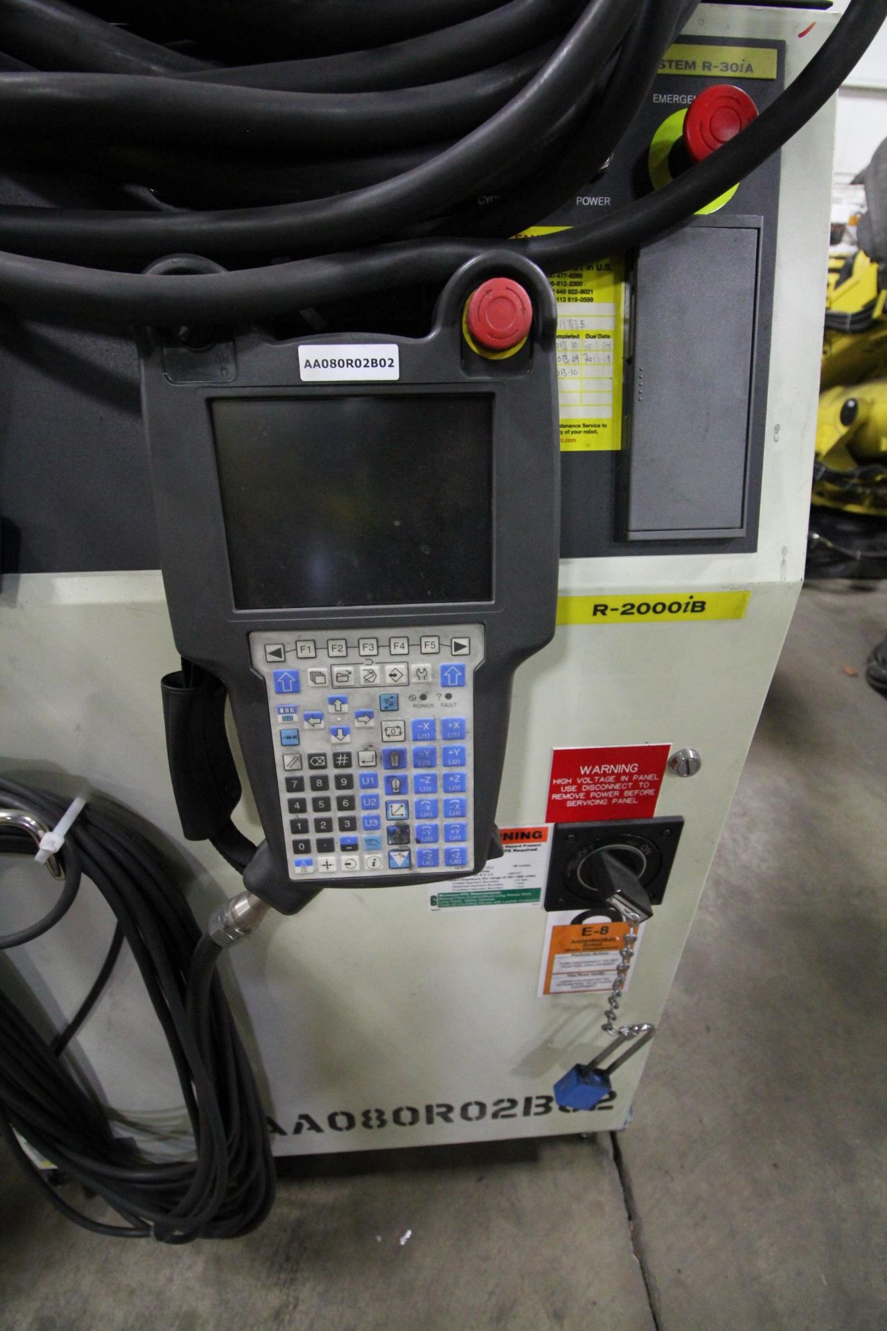 FANUC ROBOT R-2000iB/210F WITH R-30iA CONTROL, CABLES & TEACH PENDANT, YEAR 2013 - Image 6 of 8