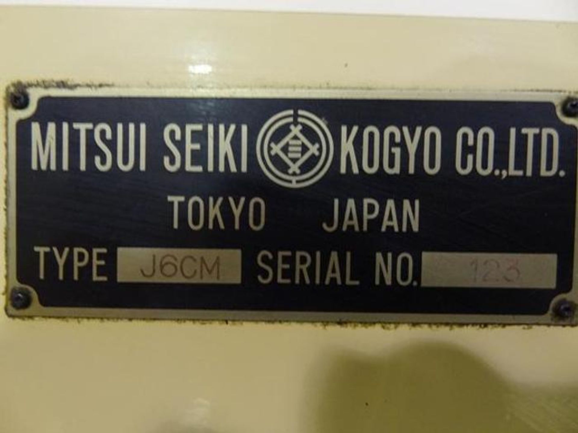 MITSUI SEIKI MODEL 6CM BRIDGE TYPE VERTICAL CNC JIG BORER - Image 3 of 16