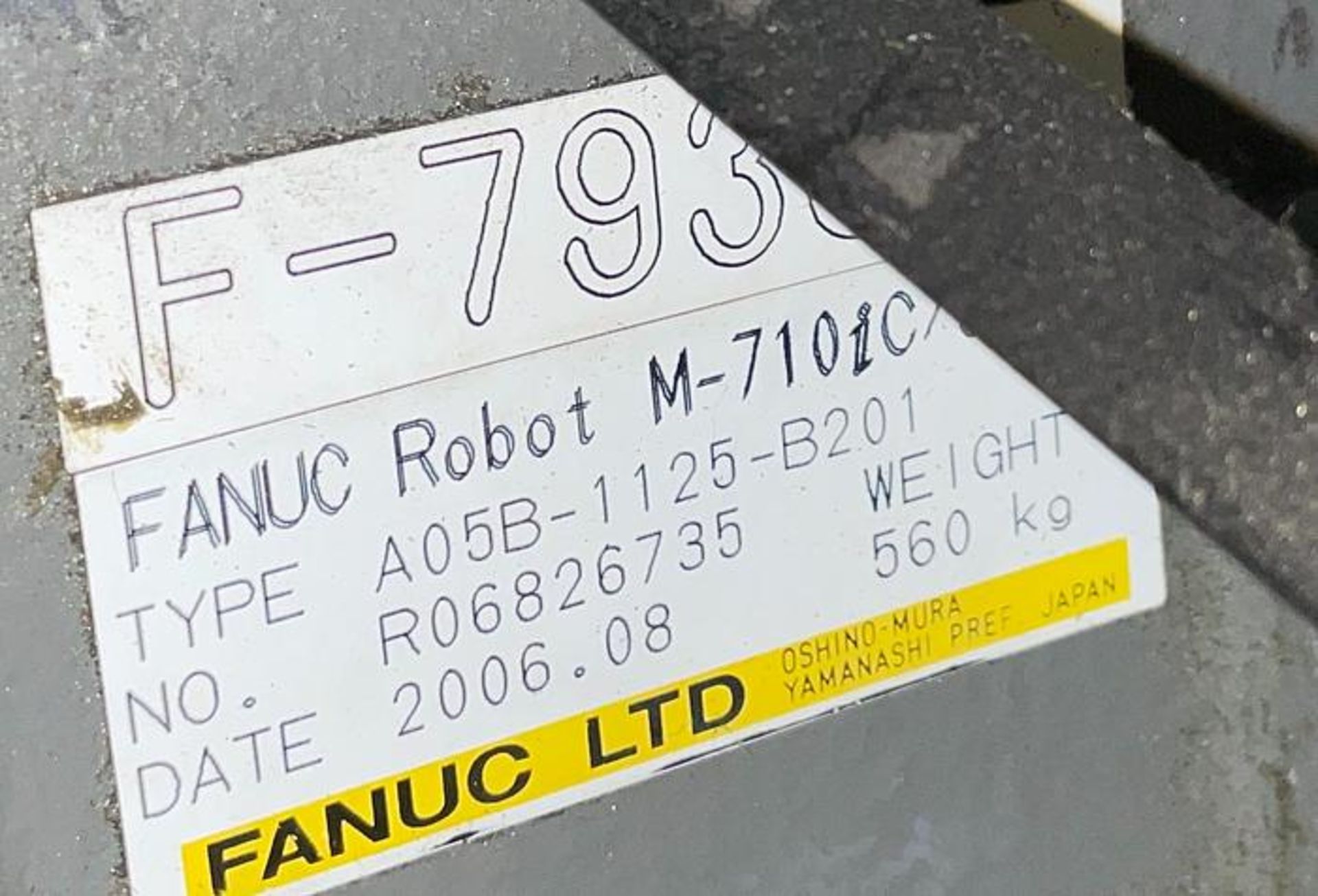 2006 FANUC FANUC M710iC/50 WITH R-30iA CONTROL - Image 6 of 9