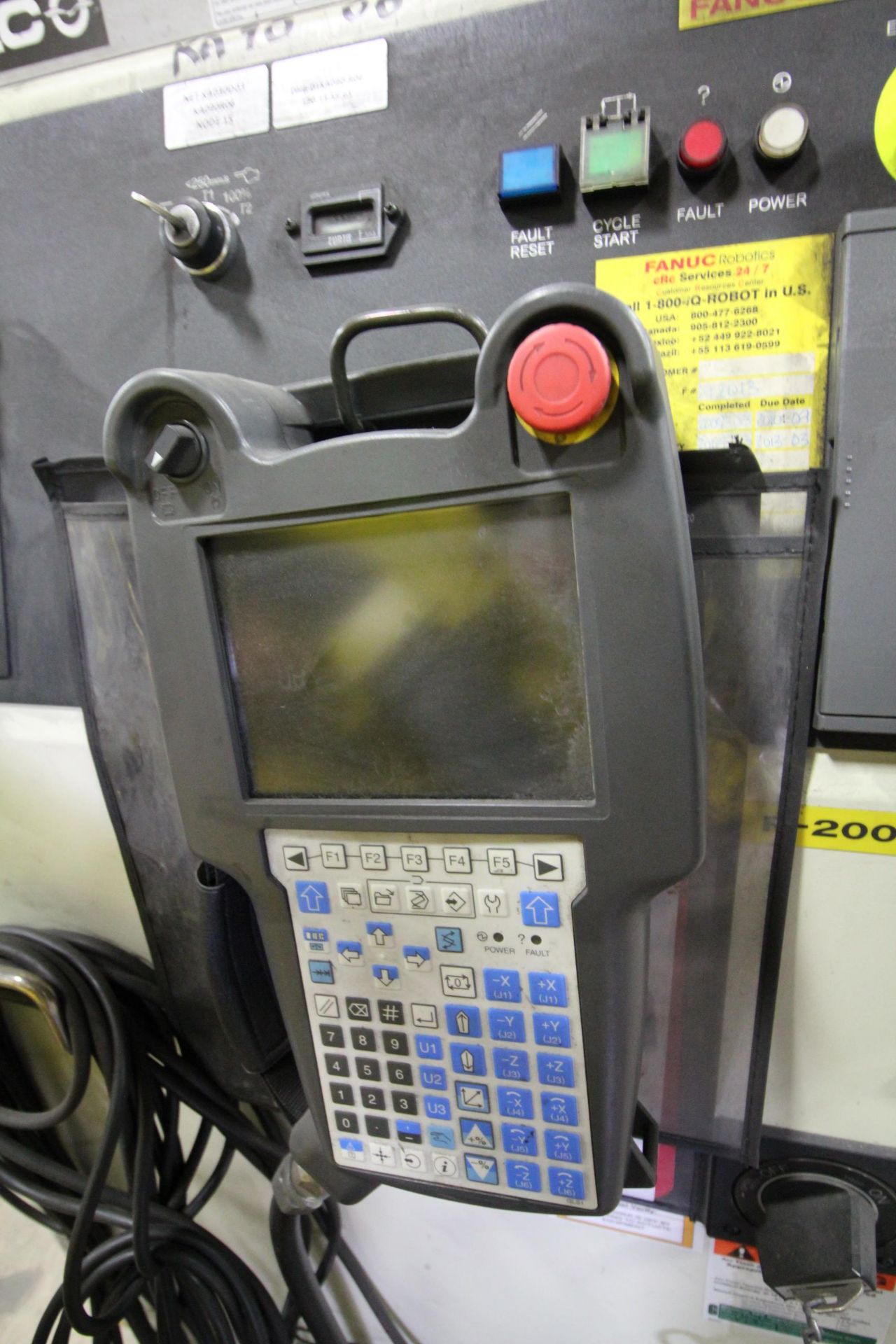 FANUC ROBOT R-2000iB/210F WITH R-30iA CONTROL, CABLES & TEACH PENDANT, YEAR 2009 - Image 7 of 8