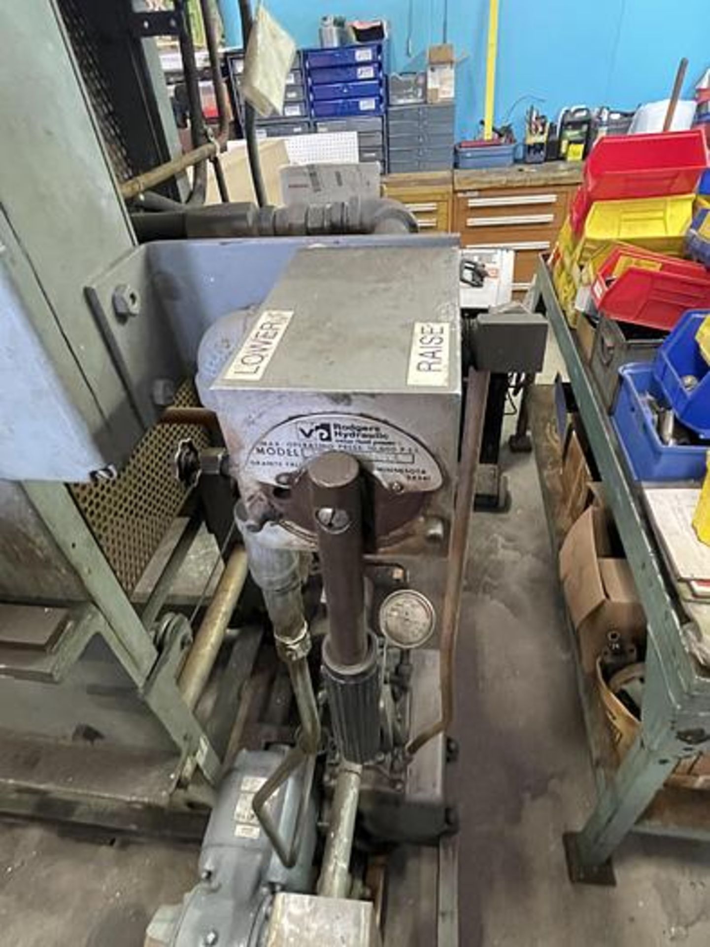 RODGERS S200-13-4GH 200 TON HYDRAULIC SHOP PRESS - Image 3 of 16