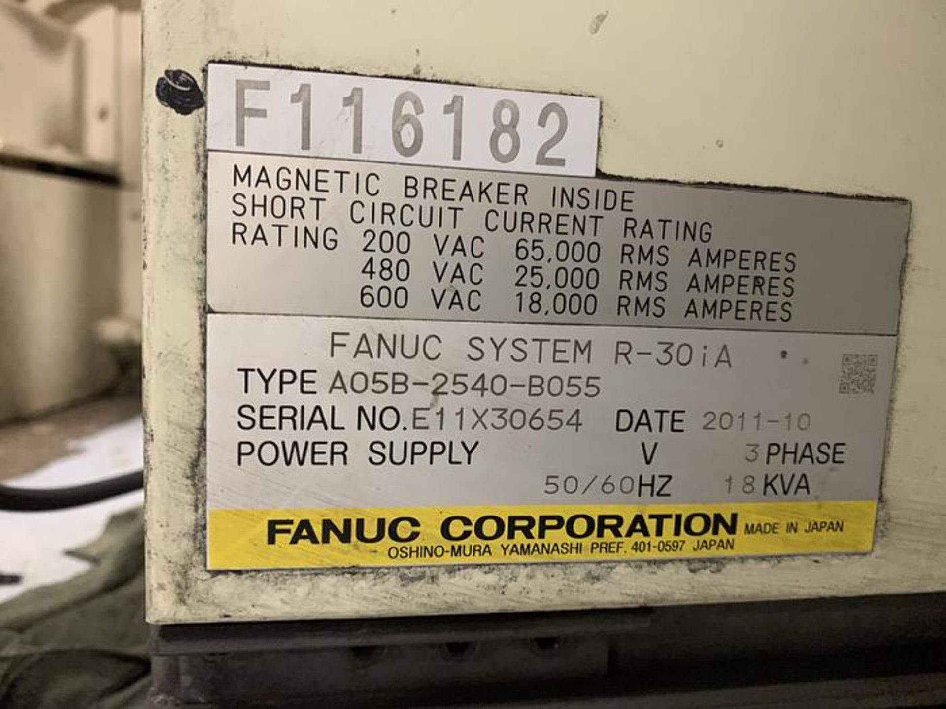 FANUCROBOT M900iA/600 6 AXIS CNC ROBOT WITH R30iA CONTROLLER - Image 11 of 16