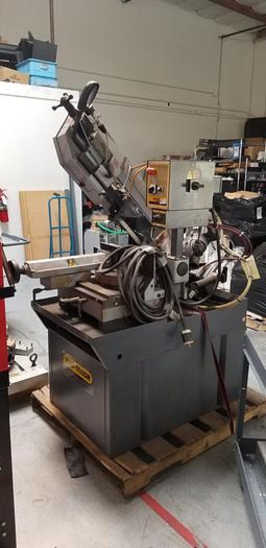 SWEET HYD-MECH DOUBLE COMPOUND MITERING BANDSAW. YEAR 2017 - Image 3 of 3