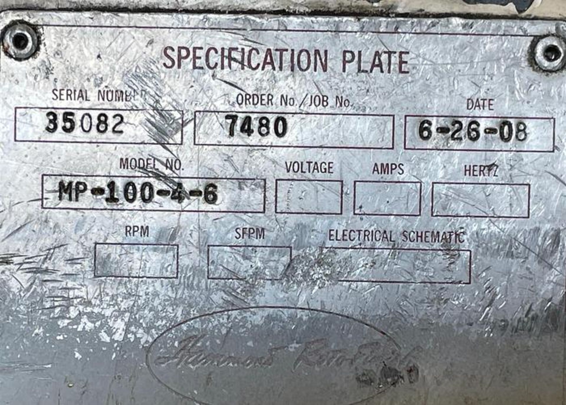 HAMMOND ROTO-FINISH MP-100-4-6 VIBRATORY MULTI-PASS DEBURRING AND FINISHING MACHINE - Image 7 of 8