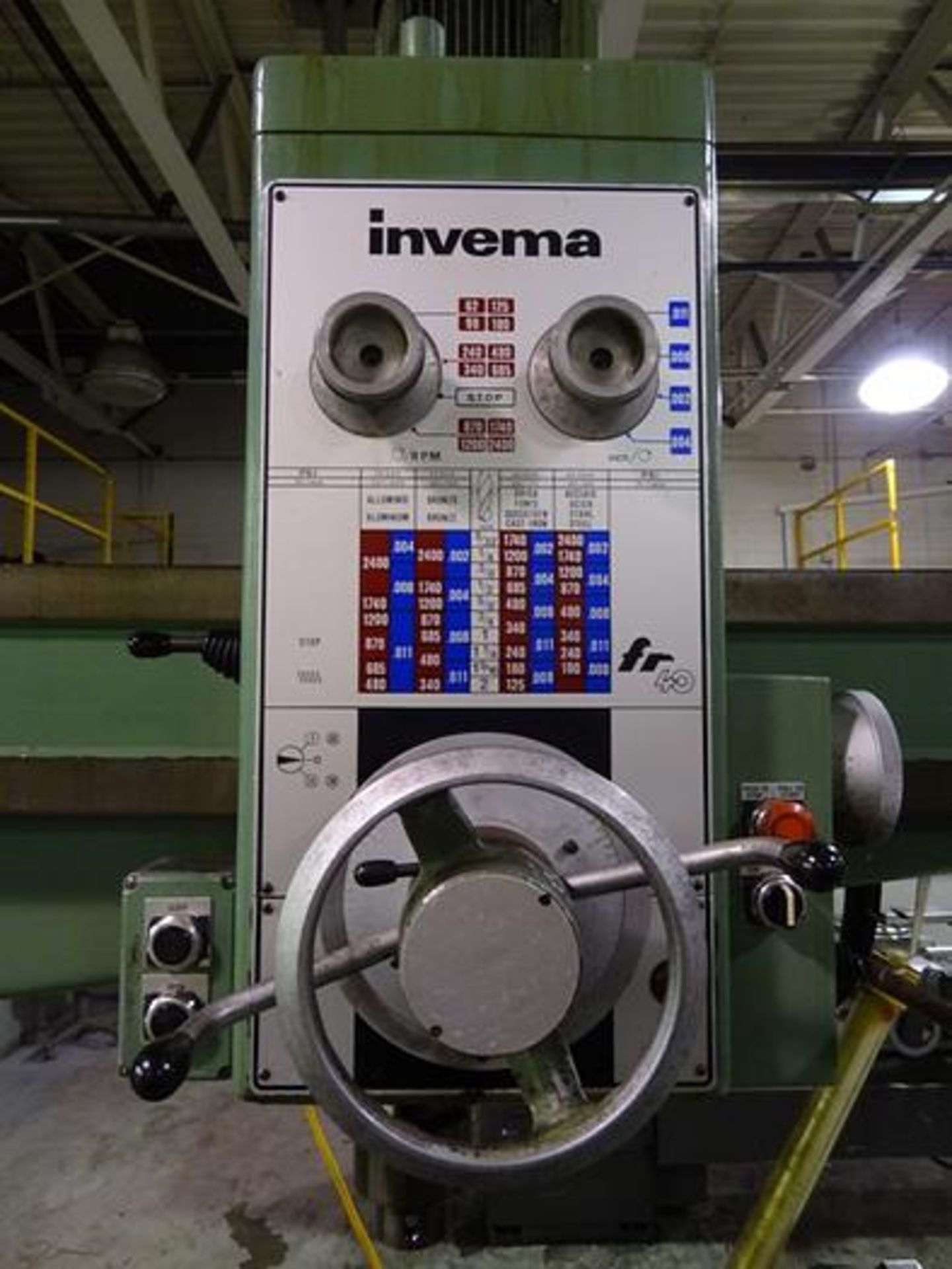 INVEMA FR40-1500 RADIAL DRILLING MACHINE - Image 3 of 5