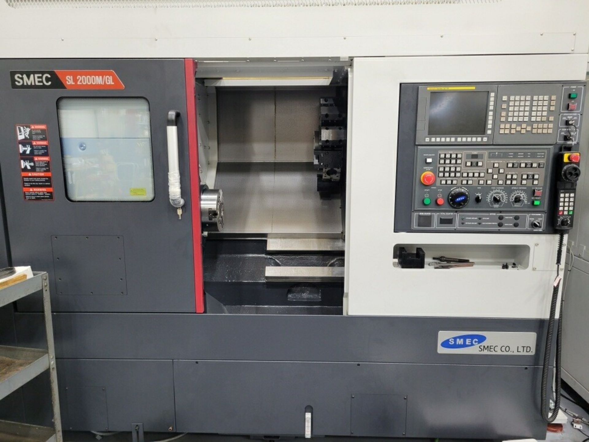 THIS LOT IS FOR 2 NEW NEVER USED 2021 SAMSUNG SL 20000BM/GL CNC LATHES W/ MILLING AND GANTRY LOADED - Image 6 of 10