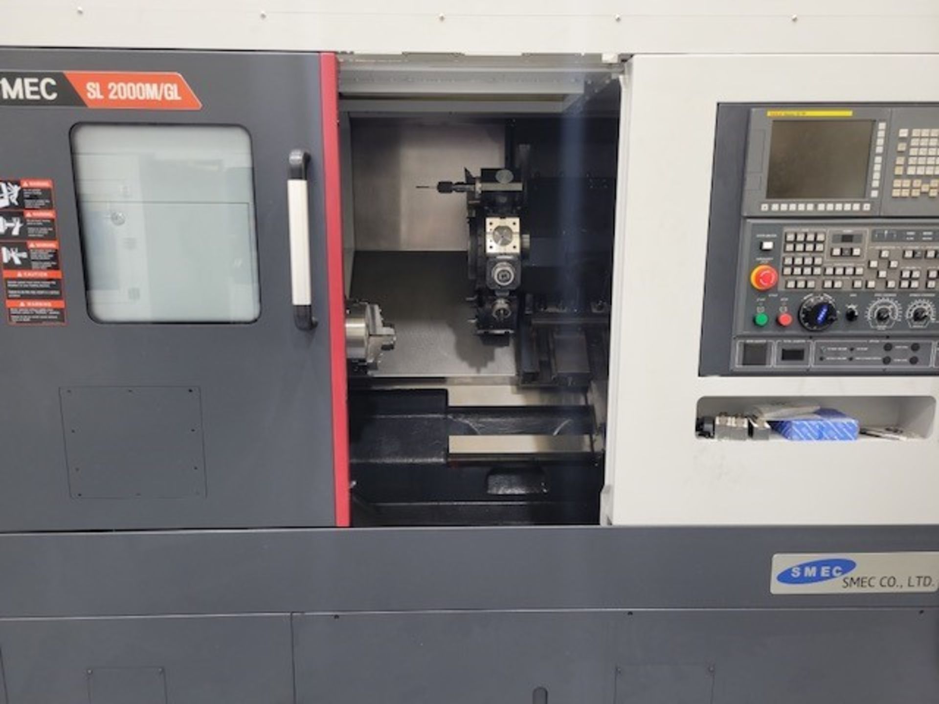 THIS LOT IS FOR 2 NEW NEVER USED 2021 SAMSUNG SL 20000BM/GL CNC LATHES W/ MILLING AND GANTRY LOADED - Image 10 of 10